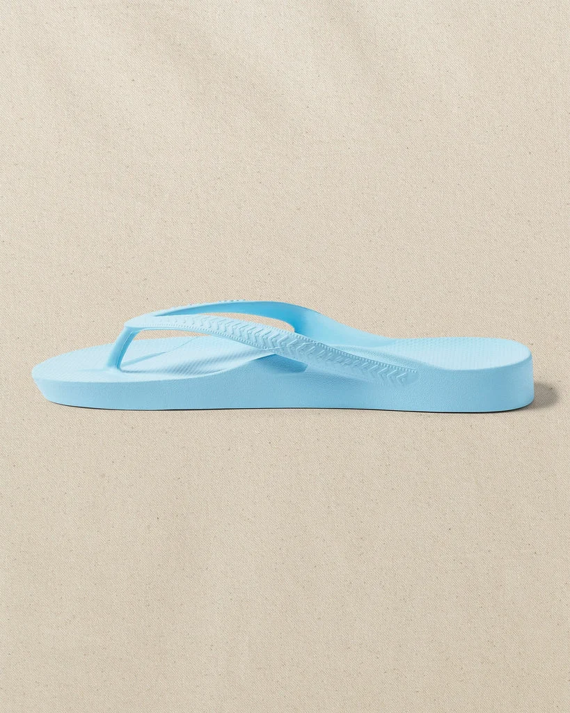 Solid Archies Sky Blue Arch Support Flip Flop Unique