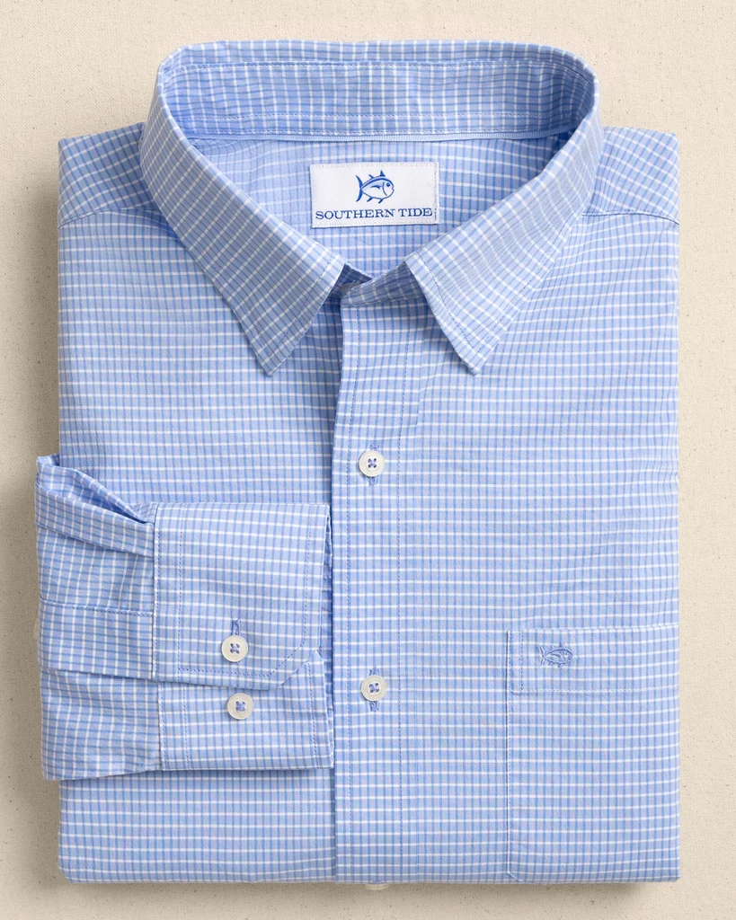 Modern Crofton Plaid Charleston Sport Shirt Optimized
