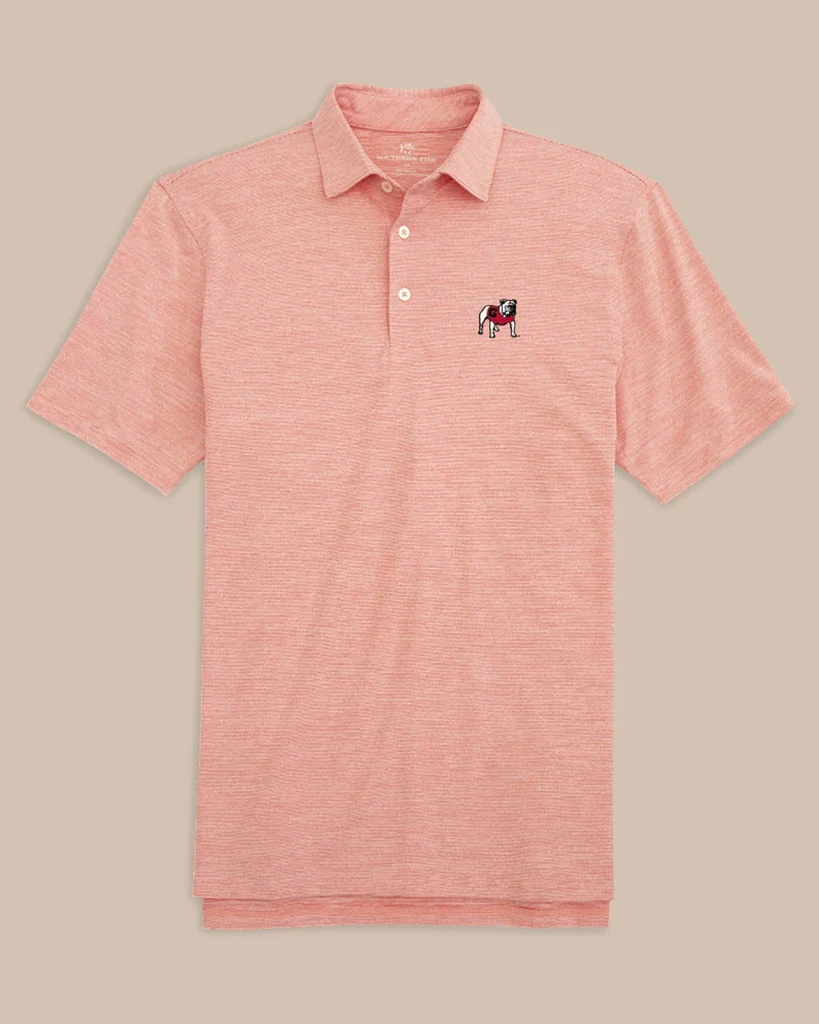 Specialty Georgia Bulldogs Driver Spacedye Polo Shirt Authentic