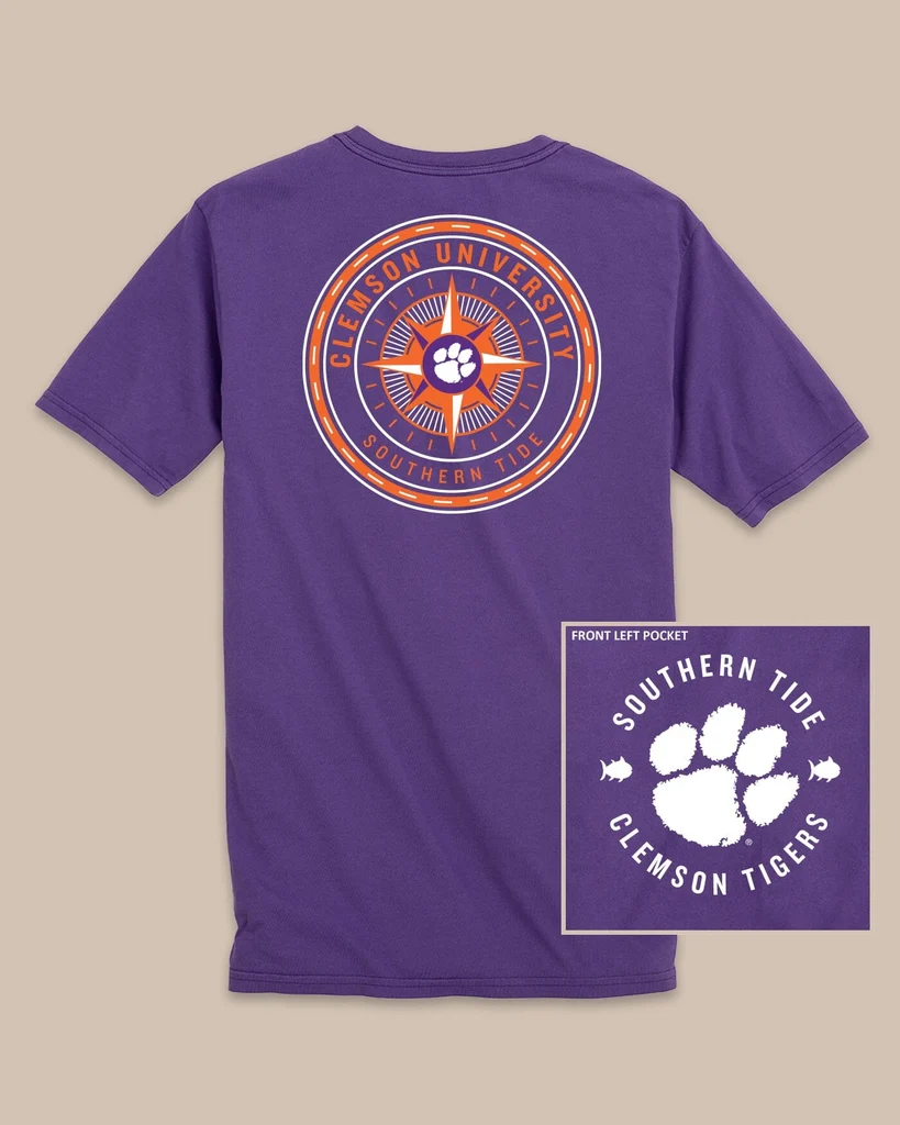 Efficient Clemson Tigers Gameday Collegiate Compass T-Shirt Powerful