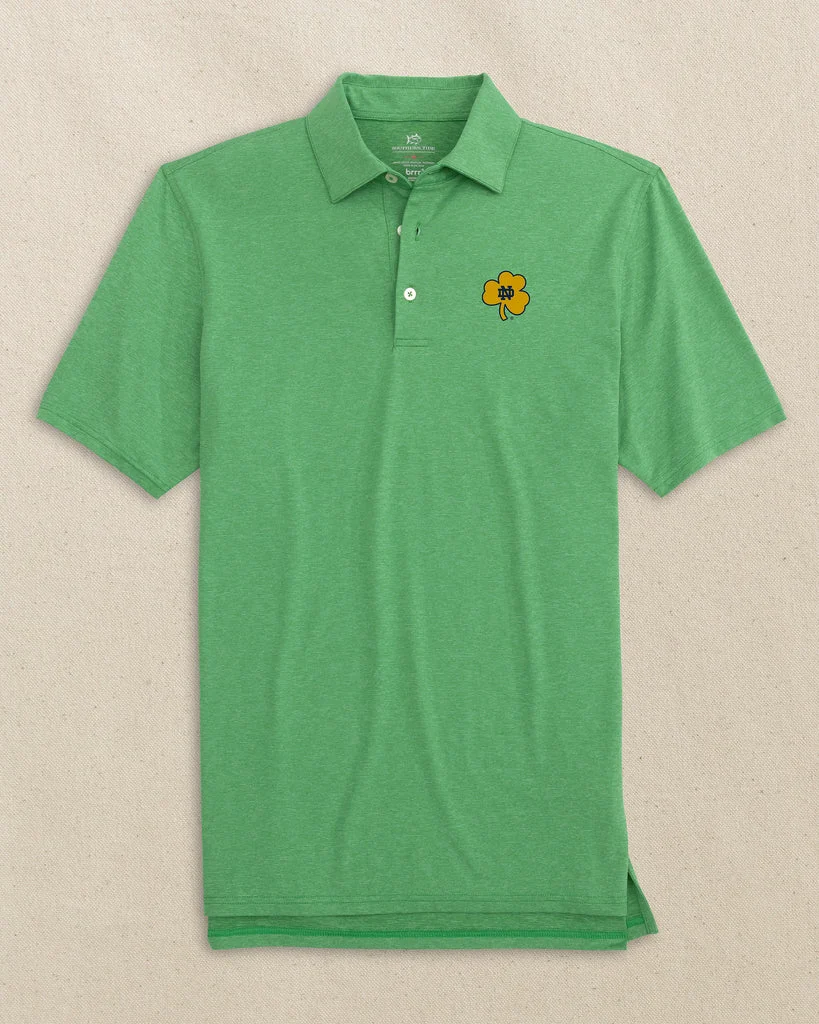 Convenient Notre Dame Fighting Irish brrr°®-eeze Heather Performance Polo Crafted