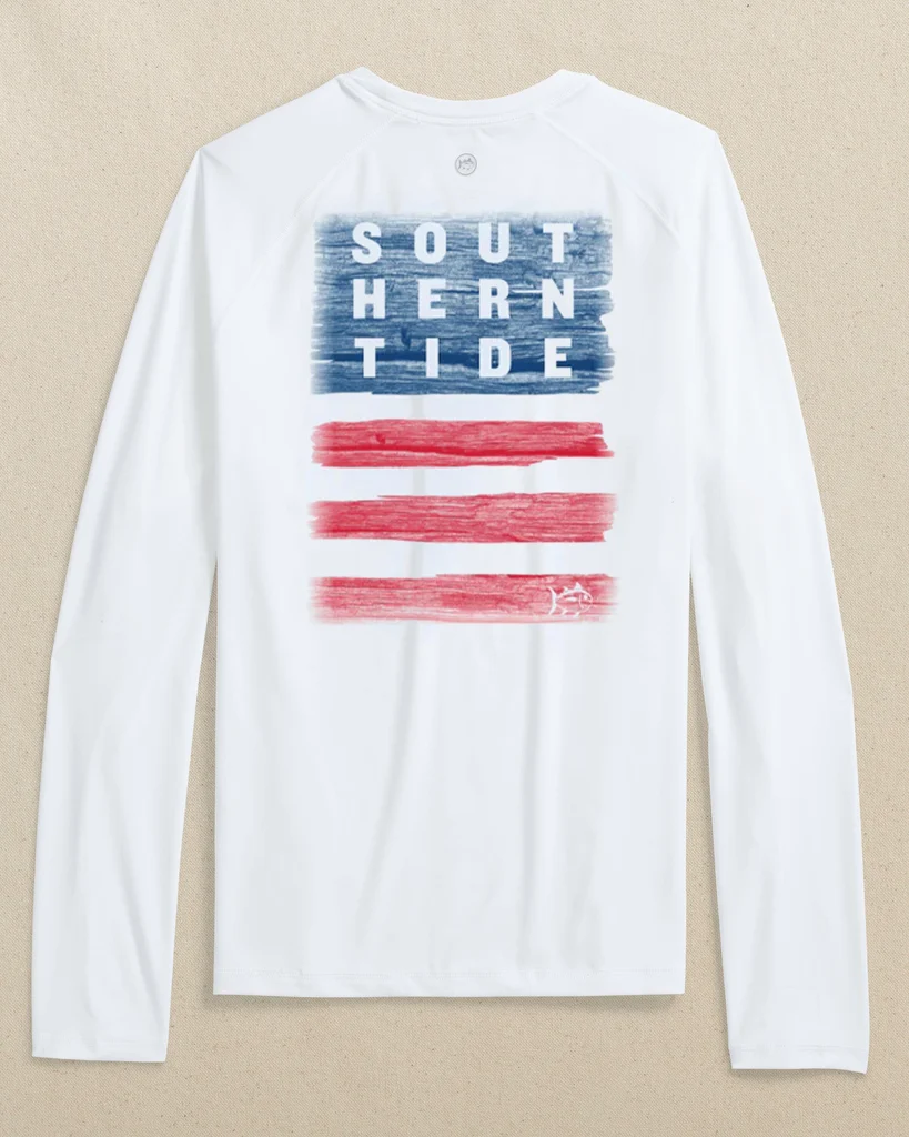 Casual Wooden Flag brrr°®-illiant Long Sleeve Performance T-Shirt Effective