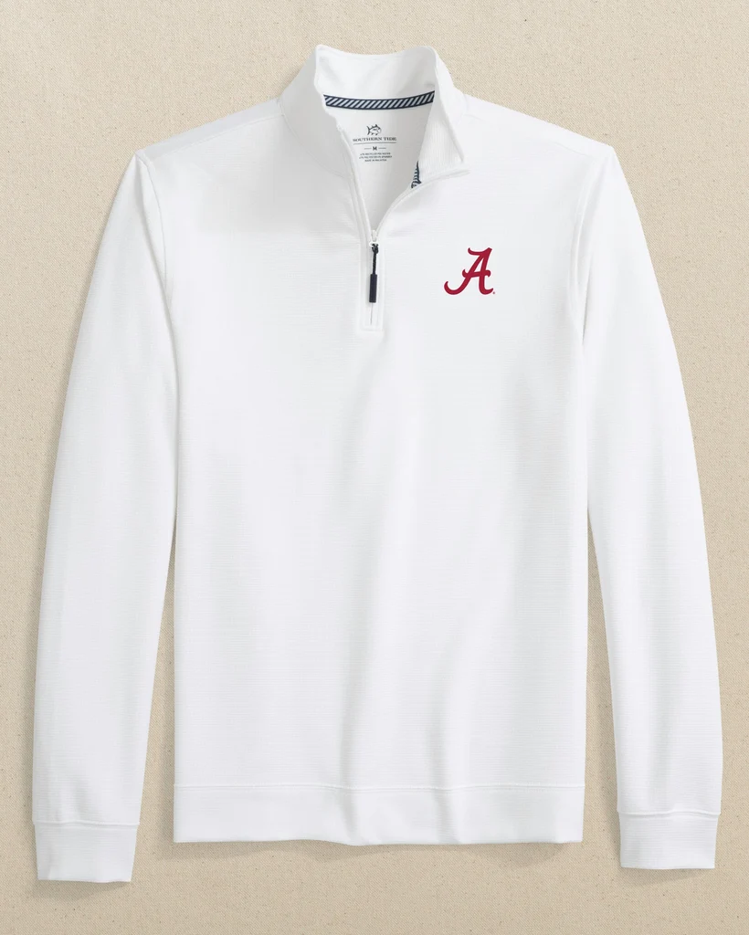 Breathable Alabama Crimson Tide Schooner Quarter Zip Recyclable