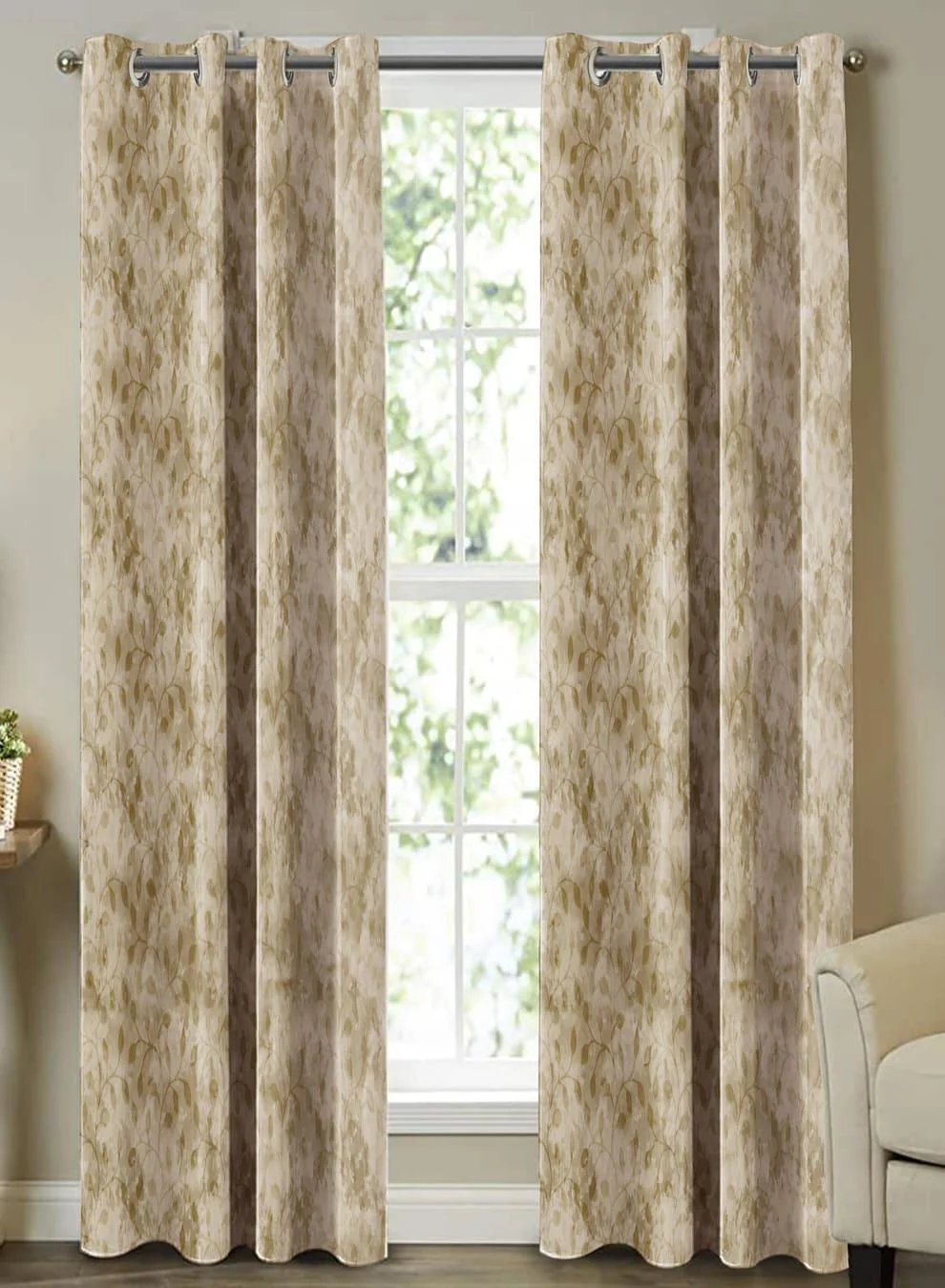 Prestigious Farella Jacquard Room Darkening Curtains Pale Brown Set of 2 Pattern 1 The Guide to Measuring and Choosing Curtains Expertly Made