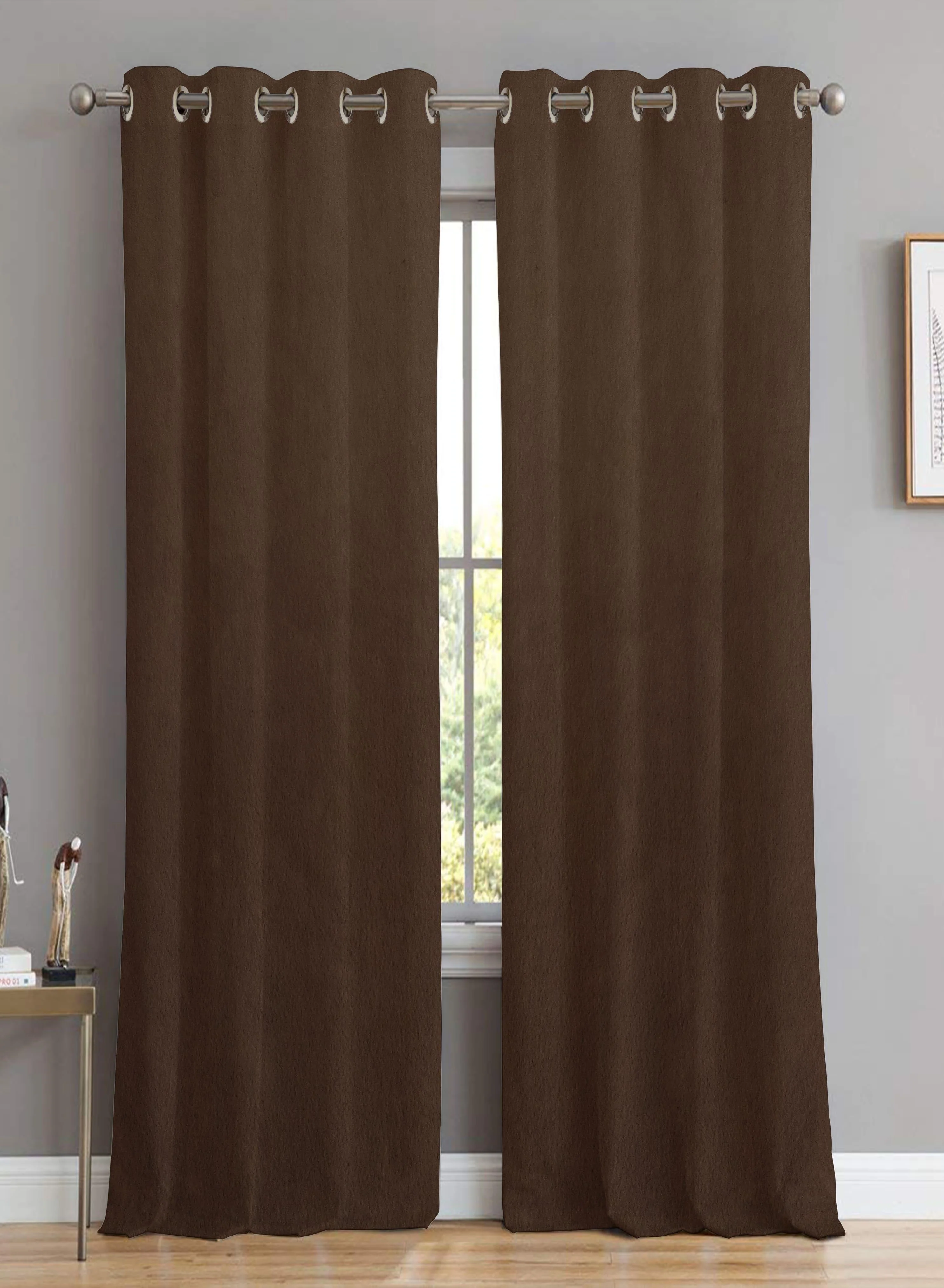 Exceptional Meraki Velvet Room Darkening Curtains Luxe Soft-Heavy Fabric Cocoa Brown Set of 2 Fully CustomizableThe Guide to Measuring and Choosing Curtains Modern