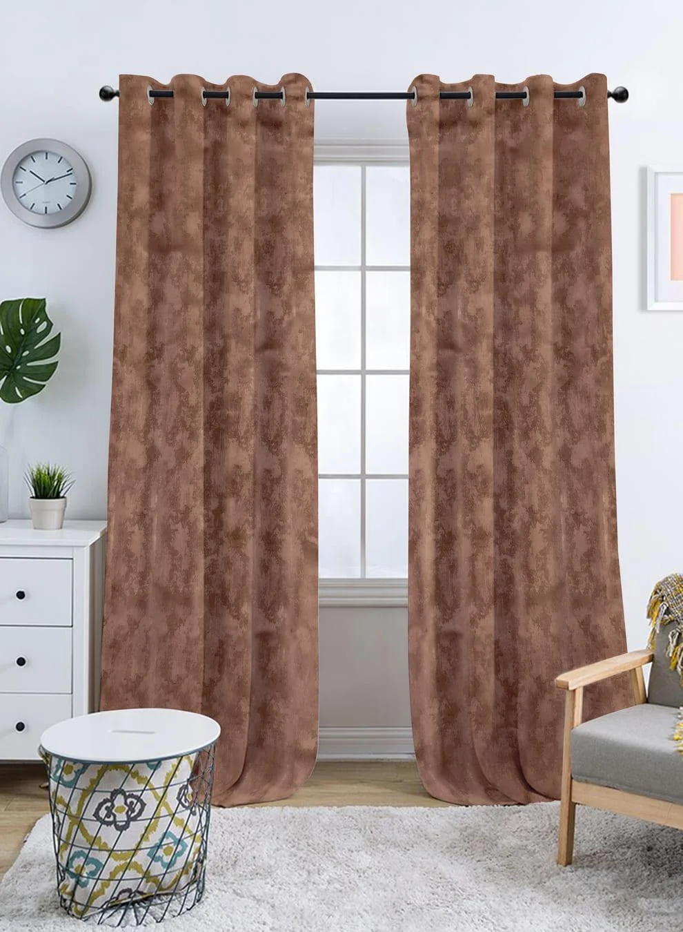 Reusable Venezia Room Darkening Curtains Luxe Jacquard Texture Brown Set of 2 Fully CustomizableThe Guide to Measuring and Choosing Curtains Selected