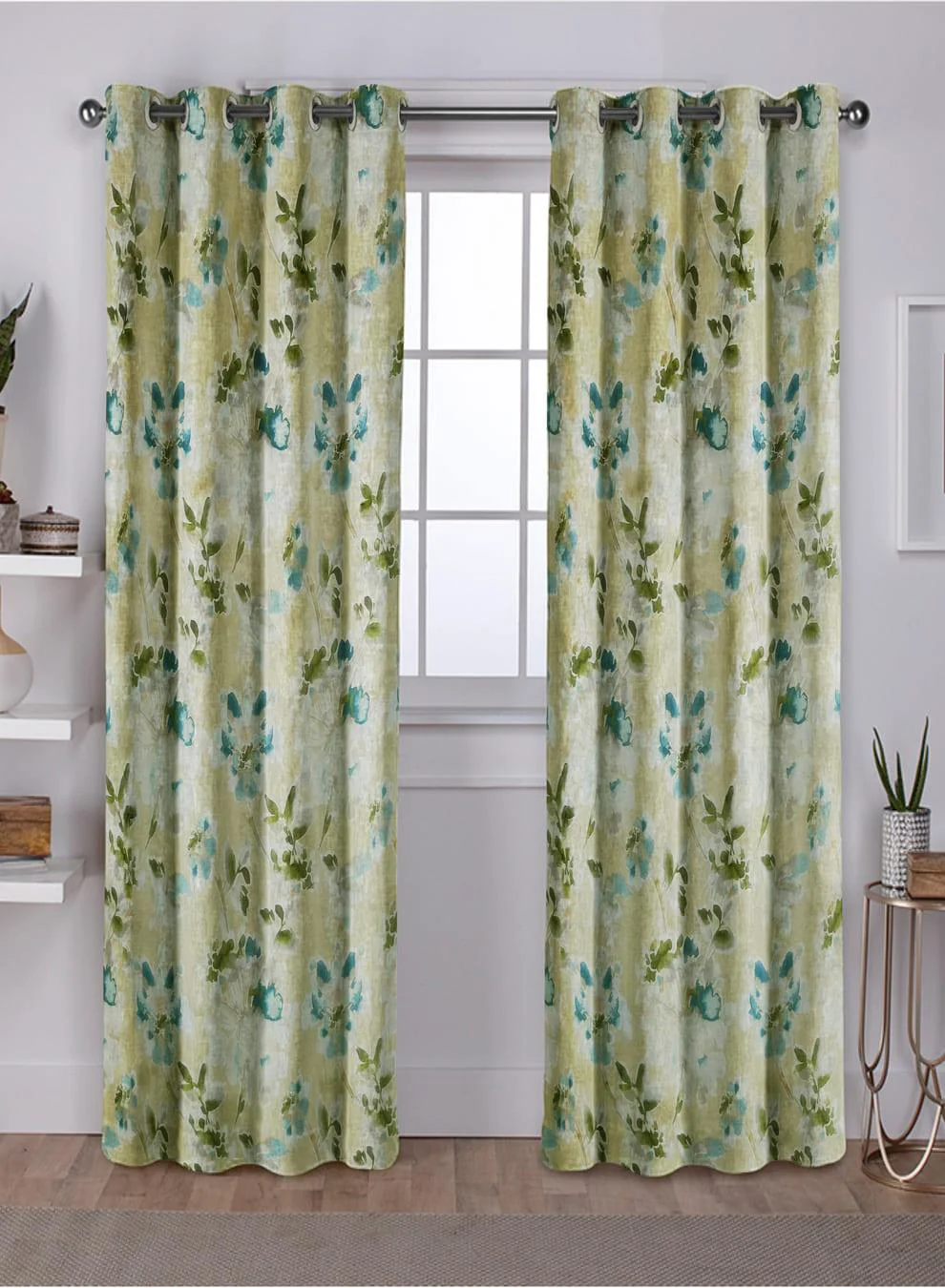 Elite Solana Room Darkening Curtains Elegant Floral Print Lemon Set of 2 Fully CustomizableThe Guide to Measuring and Choosing Curtains Dependable
