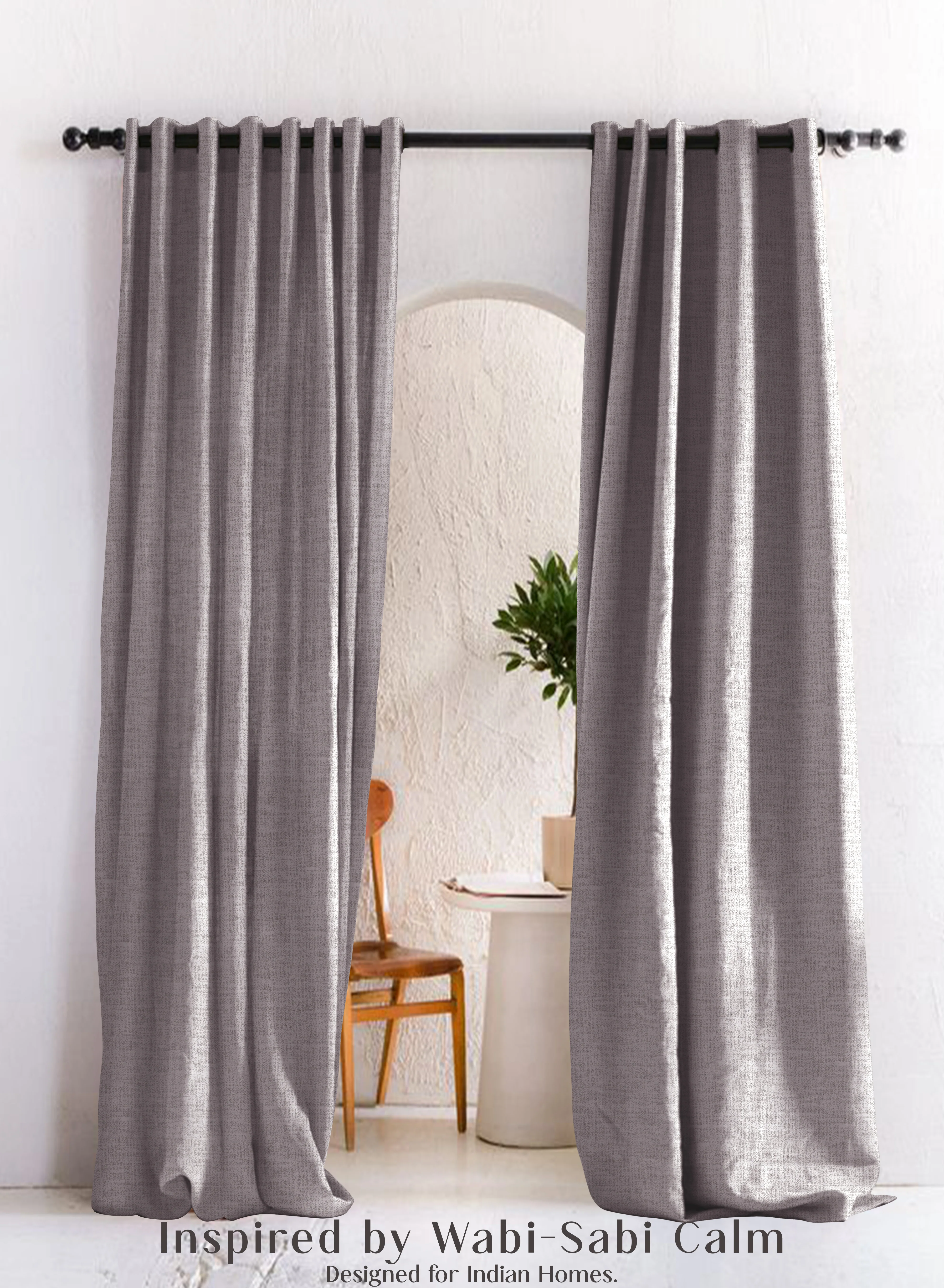 Easy-to-Use Amore Plain Cotton Blackout Curtains Modern Elegance Total Light Block Gray Set of 2 Fully CustomizableThe Guide to Measuring and Choosing Curtains Classic