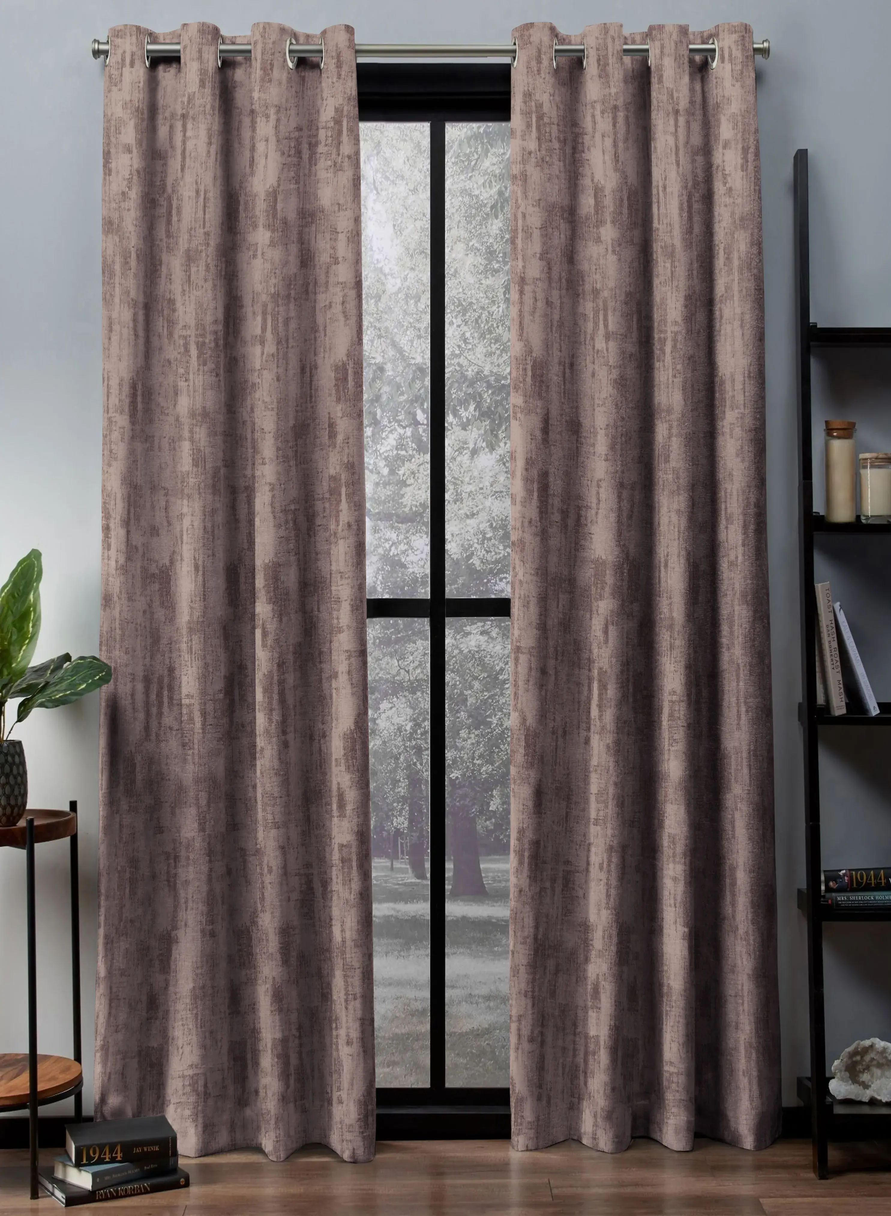 Sustainable Bling Rustic Vibe Blackout Curtains Cotton Brown Set of 2The Guide to Measuring and Choosing Curtains Advanced
