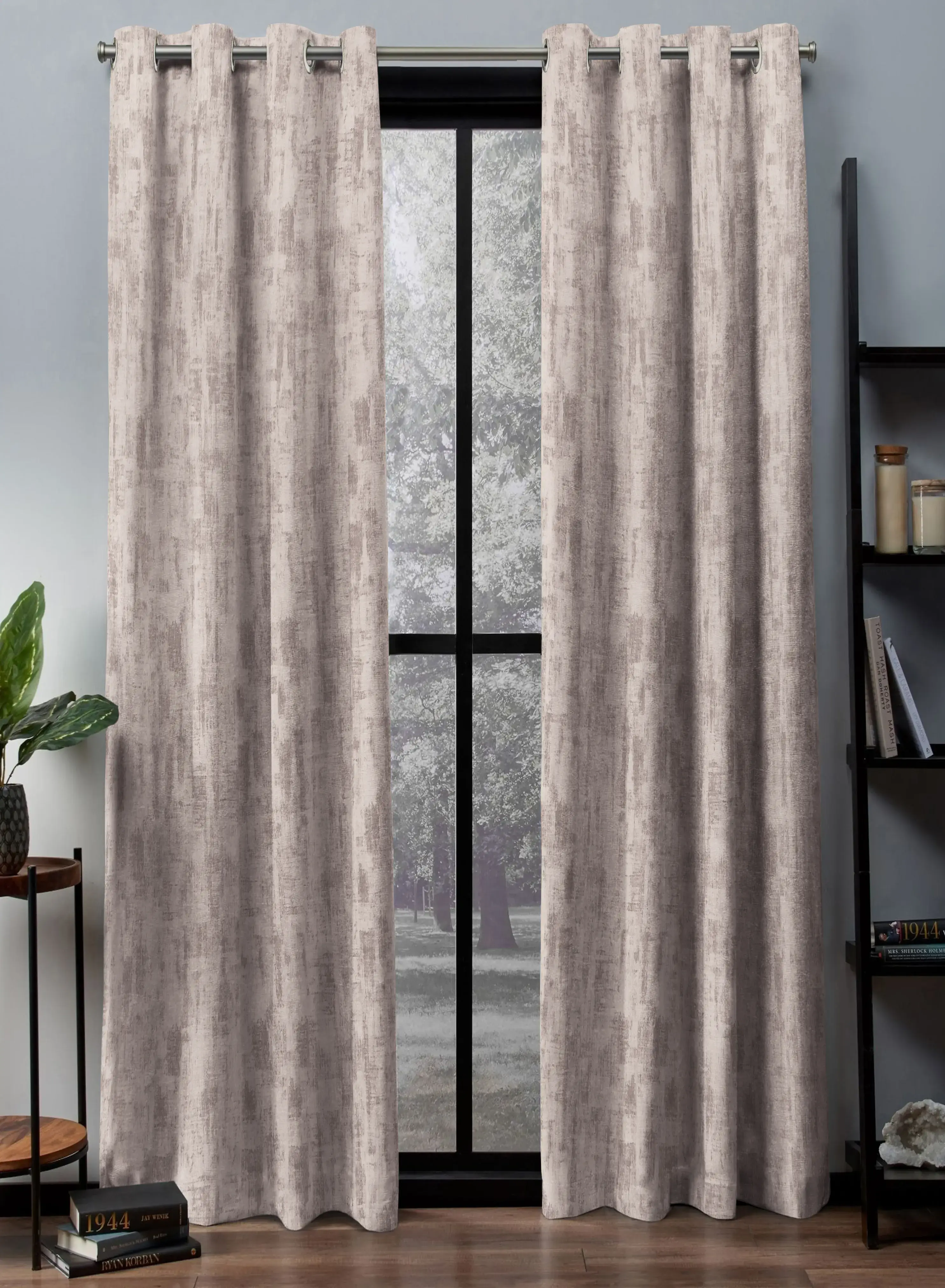 Traditional Bling Rustic Vibe Blackout Curtains Cotton Dark Beige Set of 2The Guide to Measuring and Choosing Curtains Premium
