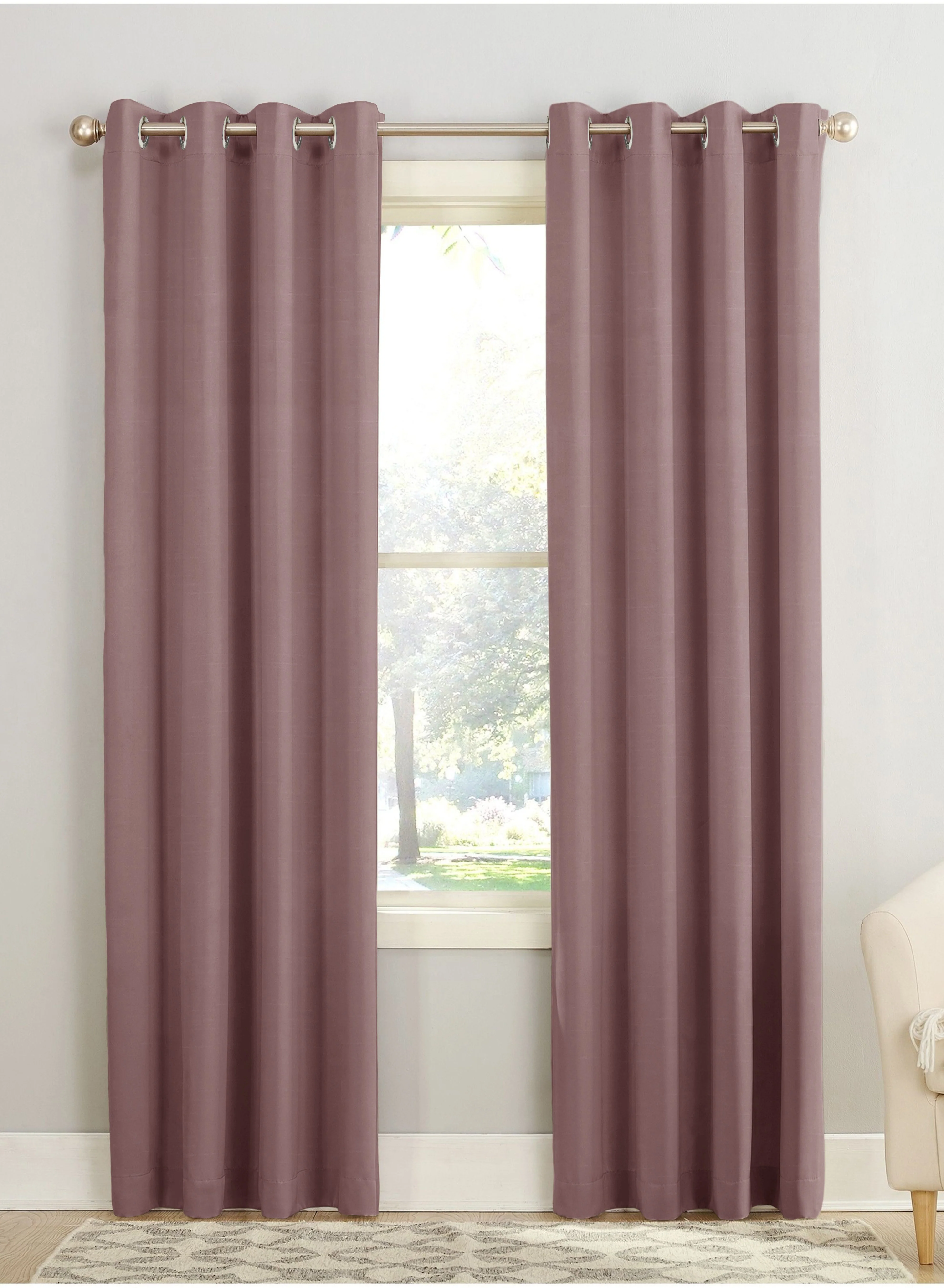 Consistent Casper Plain Blackout Curtains Rouge Pink Set of 2The Guide to Measuring and Choosing Curtains World-Class