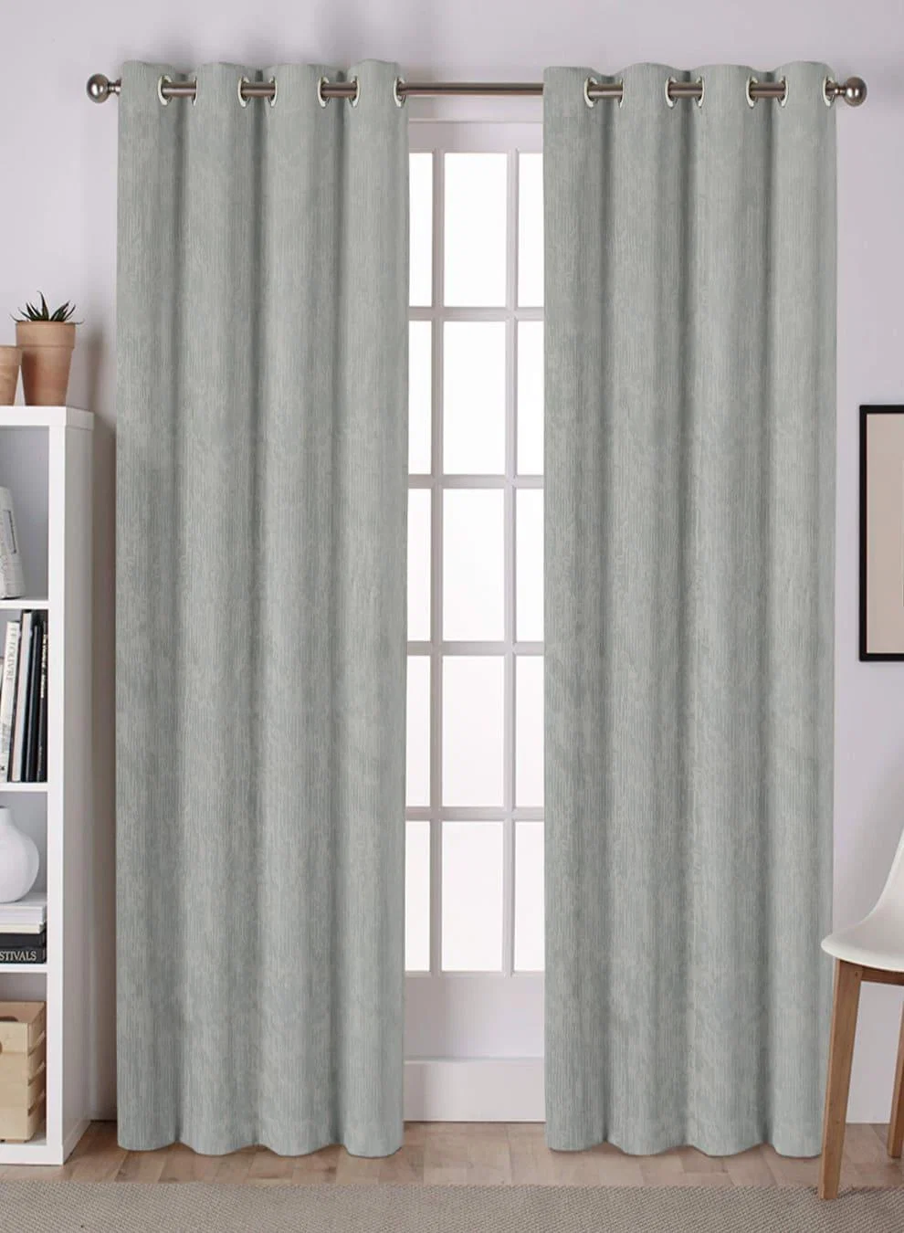 Clean Lyon Cotton Blackout Curtains Subtle Abstract Texture Total Light Block Sage Green Set of 2 Fully CustomizableThe Guide to Measuring and Choosing Curtains Advanced