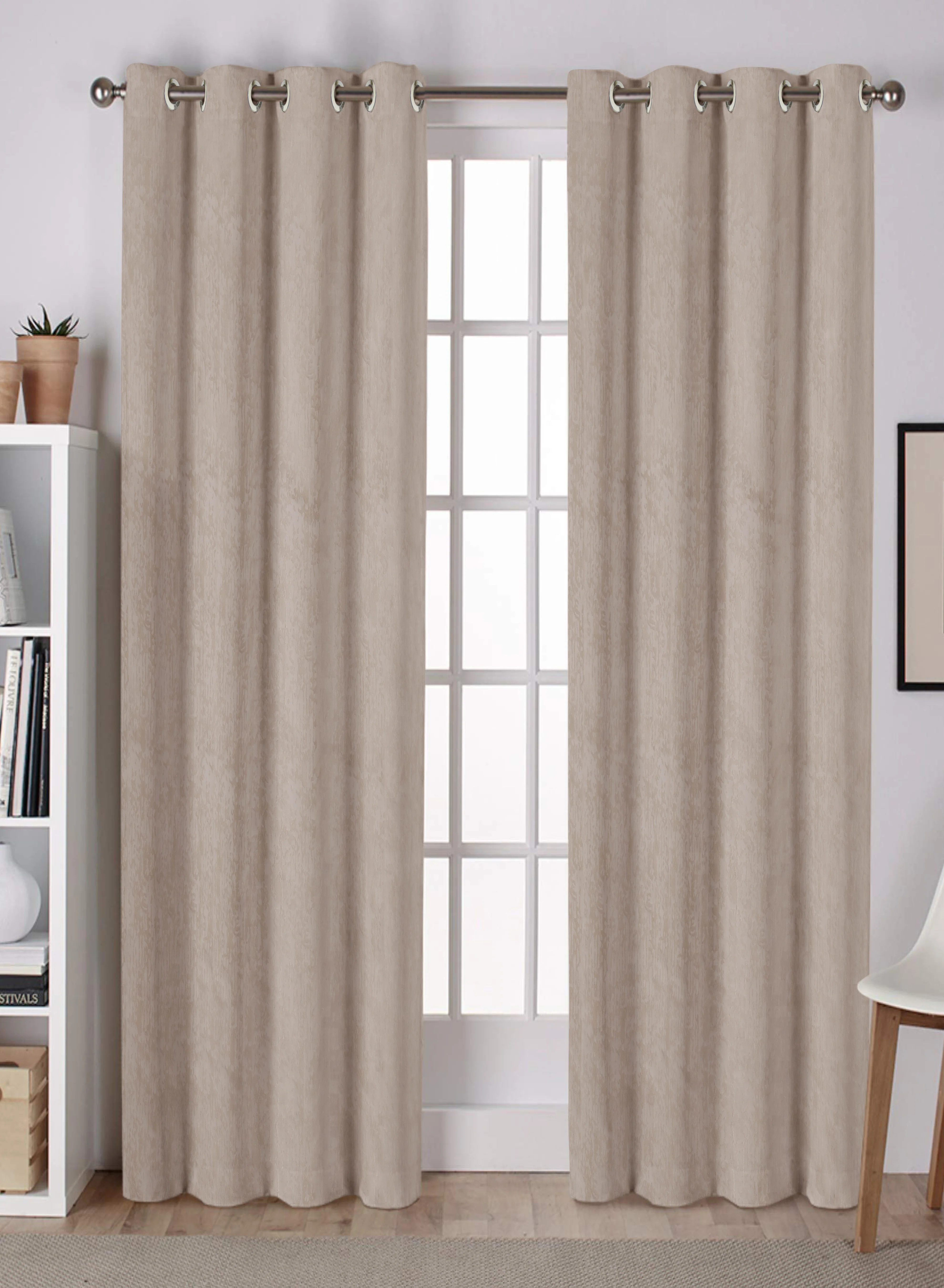 Official Lyon Cotton Room Darkening Curtains Subtle Abstract Texture Camel Set of 2 Fully CustomizableThe Guide to Measuring and Choosing Curtains High-Quality