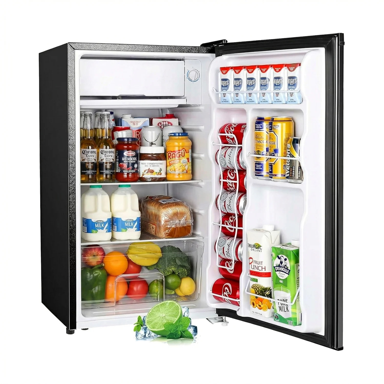 Premium Material Mini Fridge with zer Refrigerator with Adjustable Thermostat Energy Efficient 3.2 Cu FtMini Fridge with zer Refrigerator with Adjustable Thermostat Energy Efficient 3.2 Cu Ft World-Class