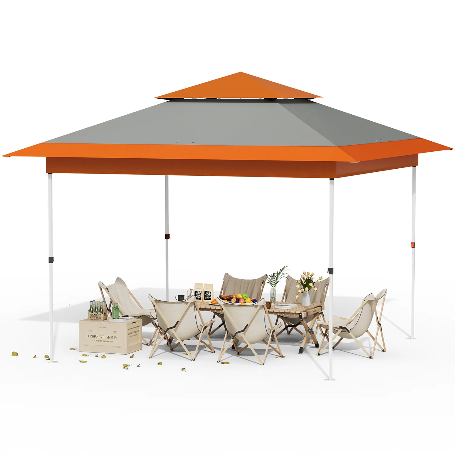 Relaxed 13×13 Pop Up Canopy Tent Outdoor Instant Canopy Sun Shelter with Adjustable Height Wheeled Bag 4 Sandbags13x13 Pop Up Canopy Tent Outdoor Instant Canopy Sun Shelter with Adjustable Height Wheeled Bag 4 Sandbags Elegant