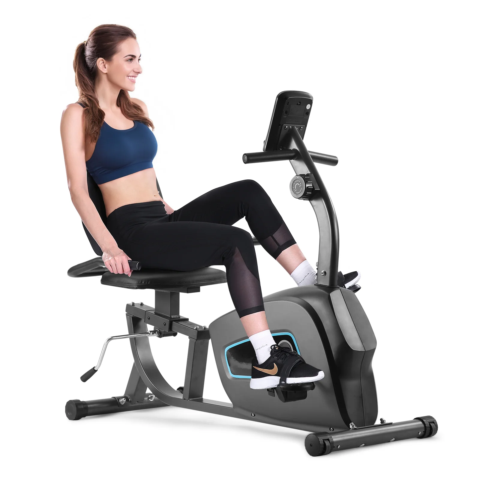 Natural Recumbent Exercise Bike Home Stationary Bike with 8 Level Adjustable Resistance magnetic Heart Rate Handle Large Cushion Seat from Joint Pain Physical Therapy BikeRecumbent Exercise Bike Home Stationary Bike with 8 Level Adjustable Resistance magnetic Heart Rate Handle Large Cushion Seat from Joint Pain Physical Therapy Bike Effective