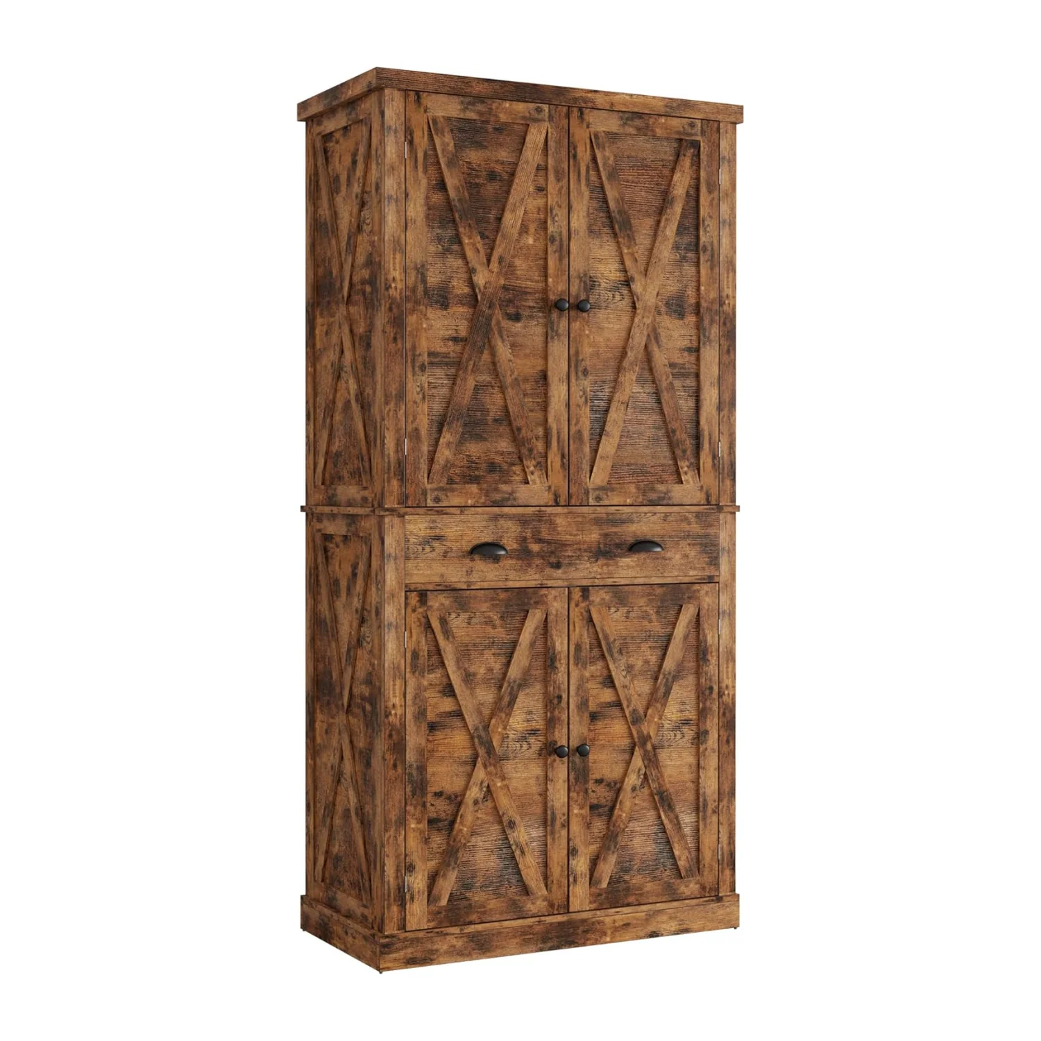 Traditional Kitchen Pantry Storage Cabinet with Drawers Cupboards with Doors and ShelvesKitchen Pantry Storage Cabinet with Drawers Cupboards with Doors and Shelves Fashionable