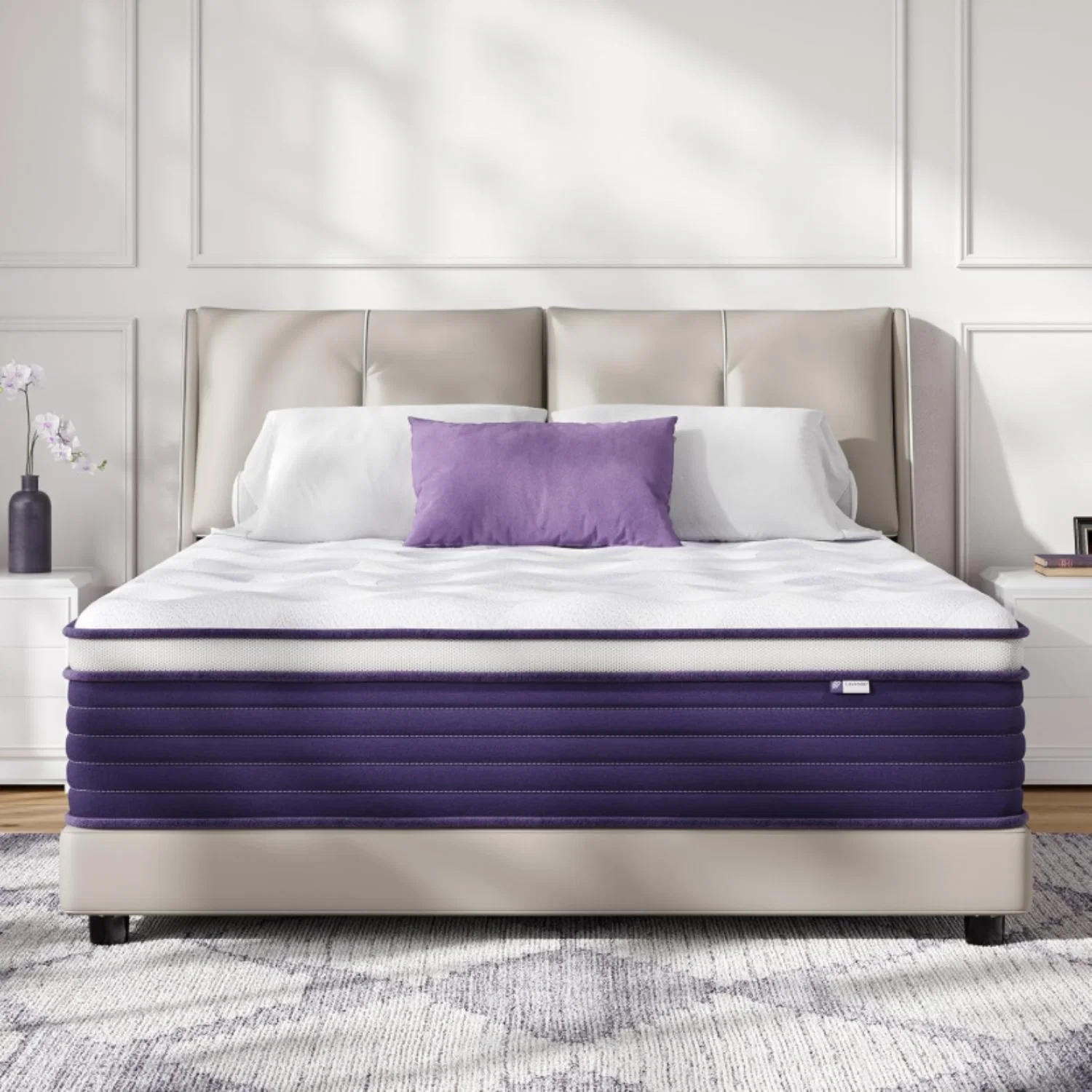 Outstanding 12 Inch Hybrid Mattress in a Box Medium Firm Memory Foam Mattress with Individual Pocket Spring CertiPUR-US 12 Inch Hybrid Mattress in a Box Medium Firm Memory Foam Mattress with Individual Pocket Spring CertiPUR-US Artisan