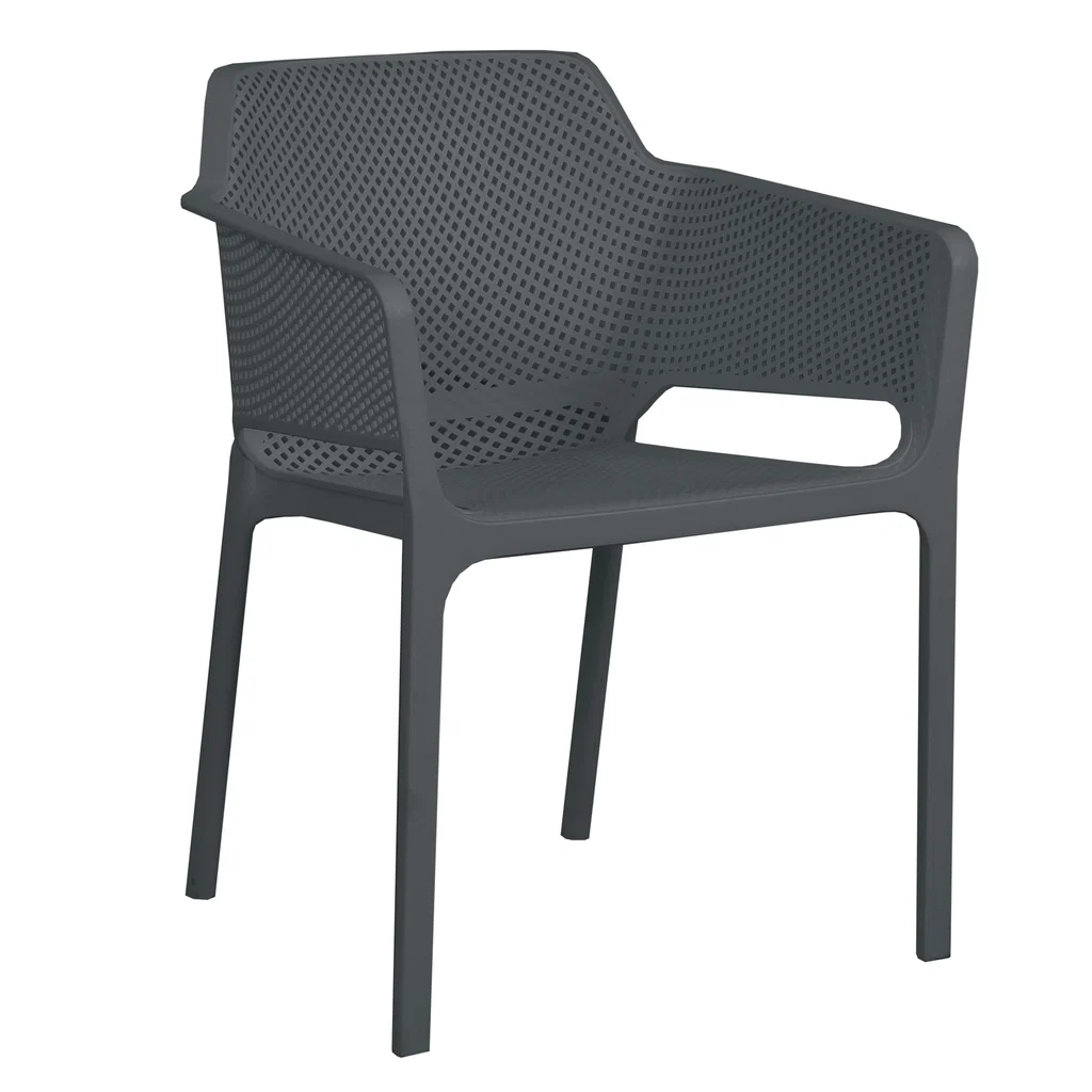 Specialty Bailey Outdoor Dining Chair Charcoal Sophisticated