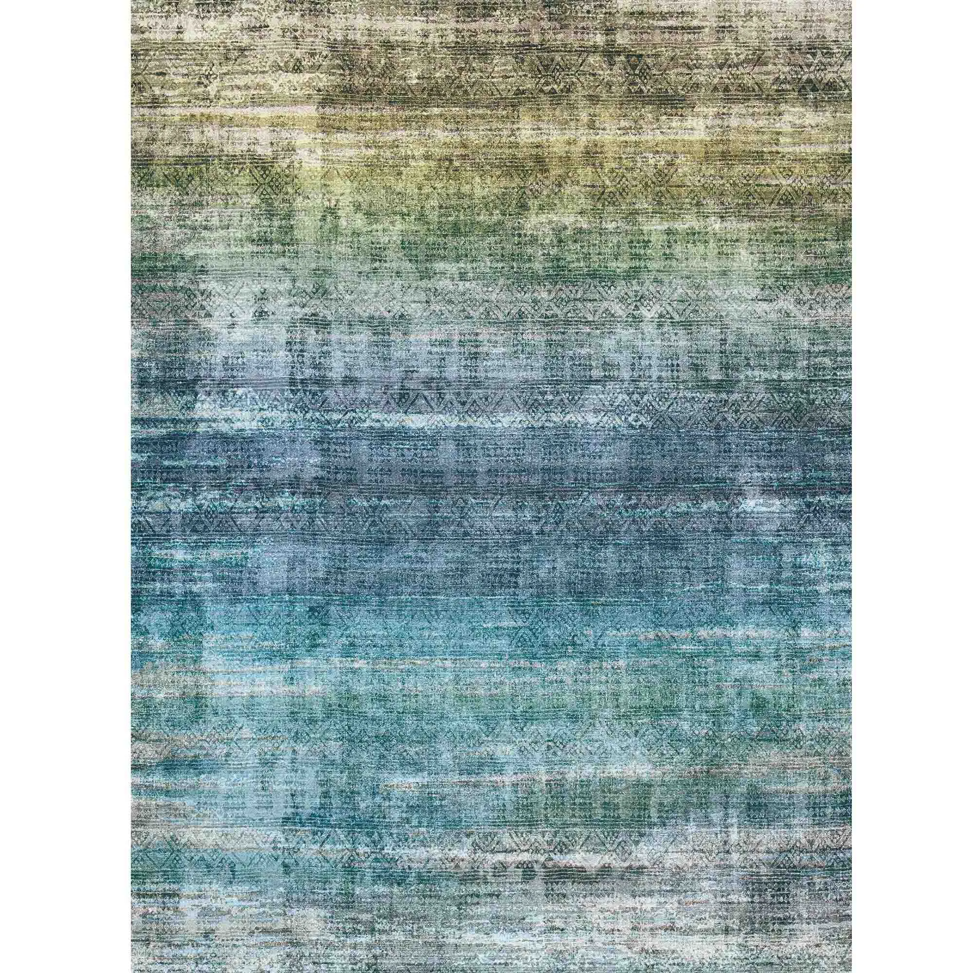 High-Grade Teal Abstract Area Rug Washable Non-Slip Modern Carpet for Bedroom Living Room Home DecorTeal Abstract Area Rug Washable Non-Slip Modern Carpet for Bedroom Living Room Home Decor Minimalist