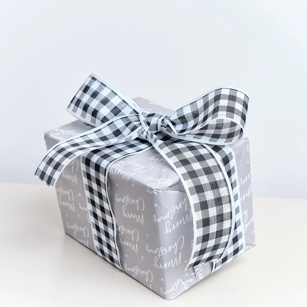 Advanced Large Black White Checked Ribbon Garland – 270cm 2.7m 106.3′ Expertly Made