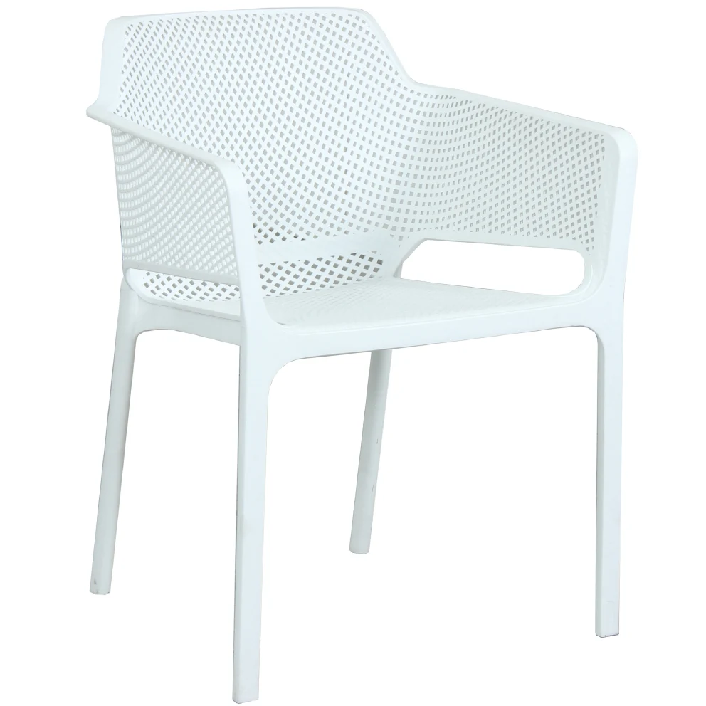 Carefully Designed Bailey Outdoor Dining Chair White Casual