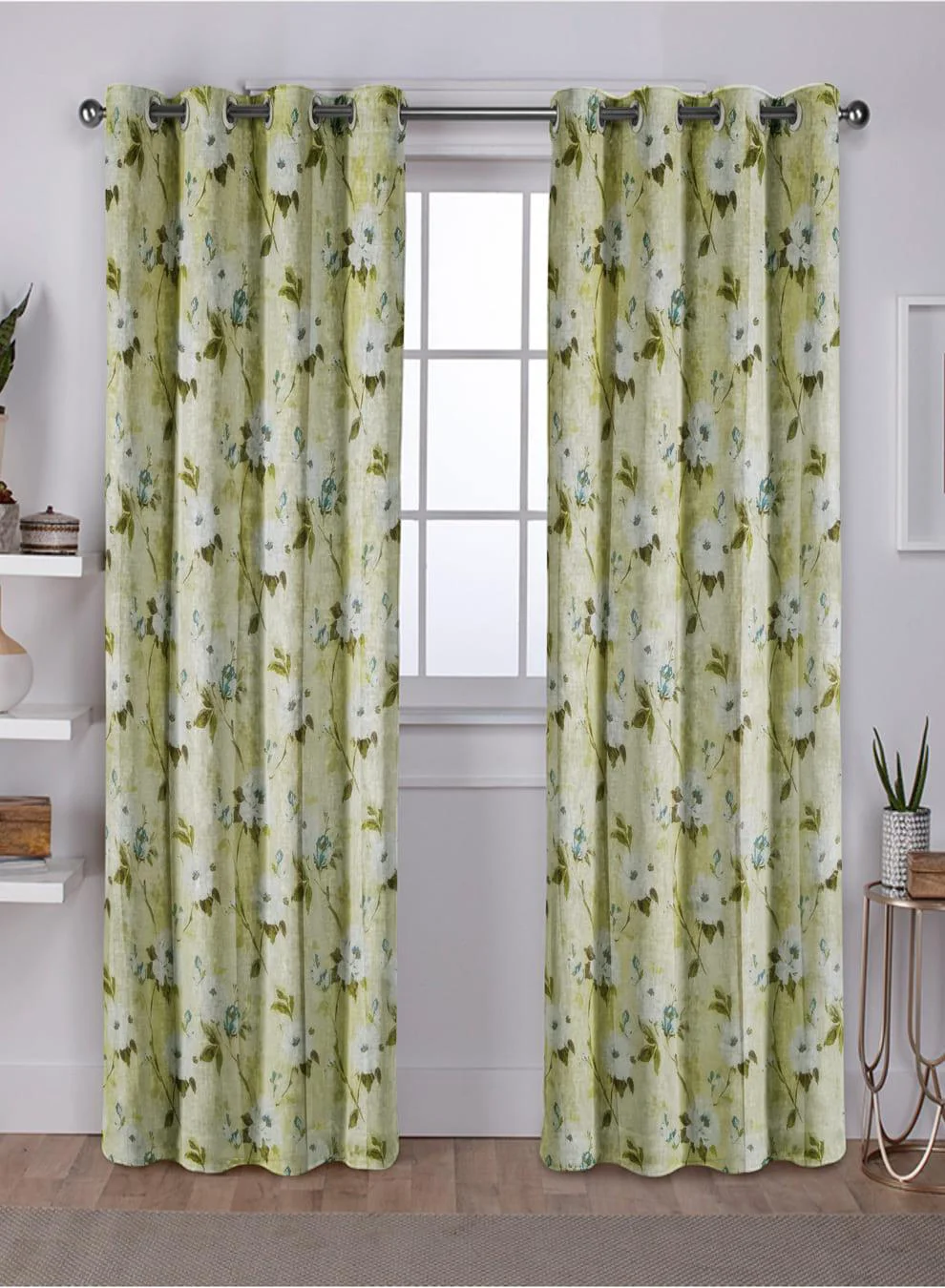 Optimized Solana Room Darkening Curtains Elegant Floral Print Canary Yellow Set of 2 Fully CustomizableThe Guide to Measuring and Choosing Curtains First-Class