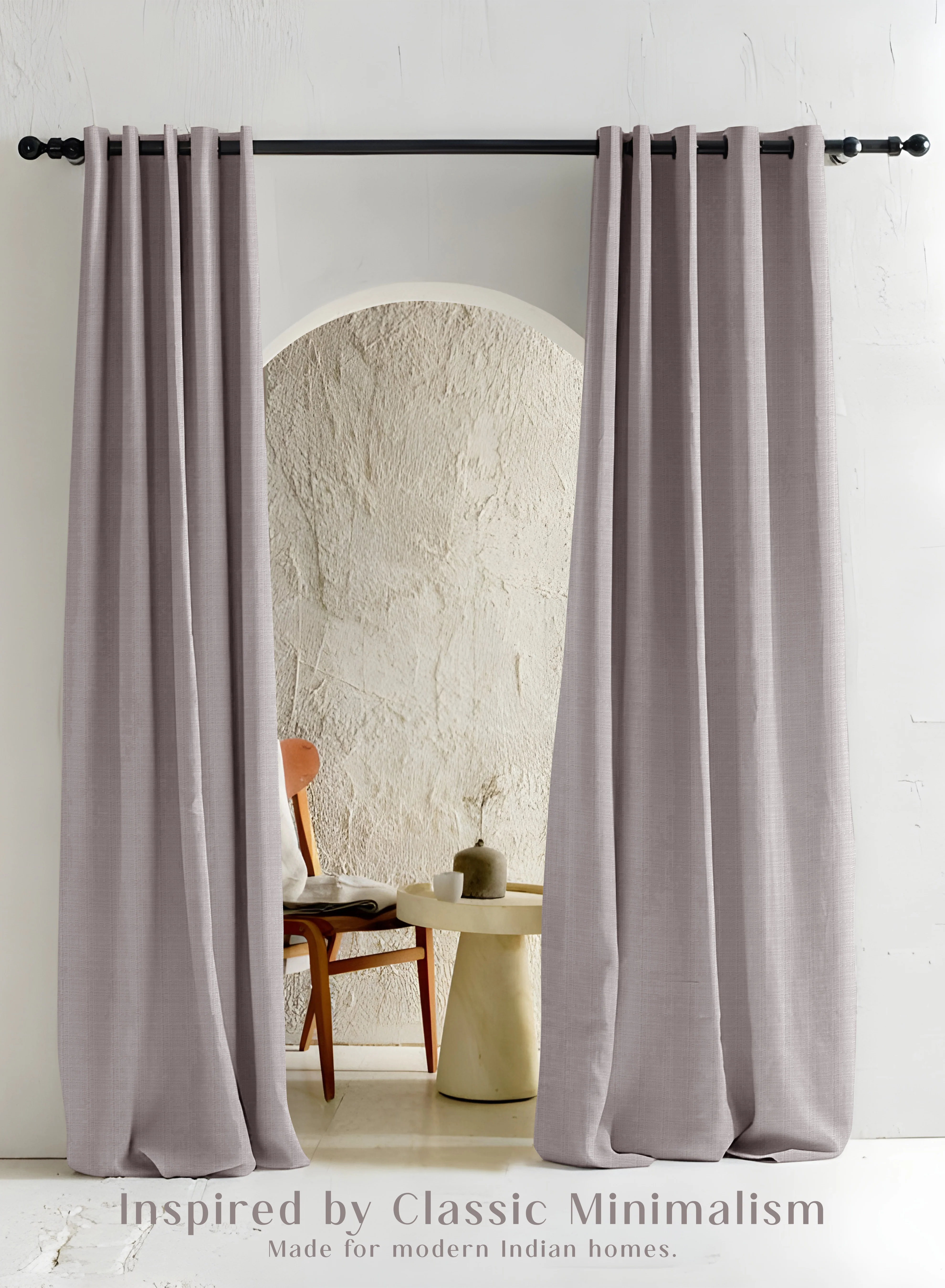 Healthy Cocoon Minimal Texture Room Darkening Curtains Modern Aesthetic Gray Set of 2 Fully CustomizableThe Guide to Measuring and Choosing Curtains Elite