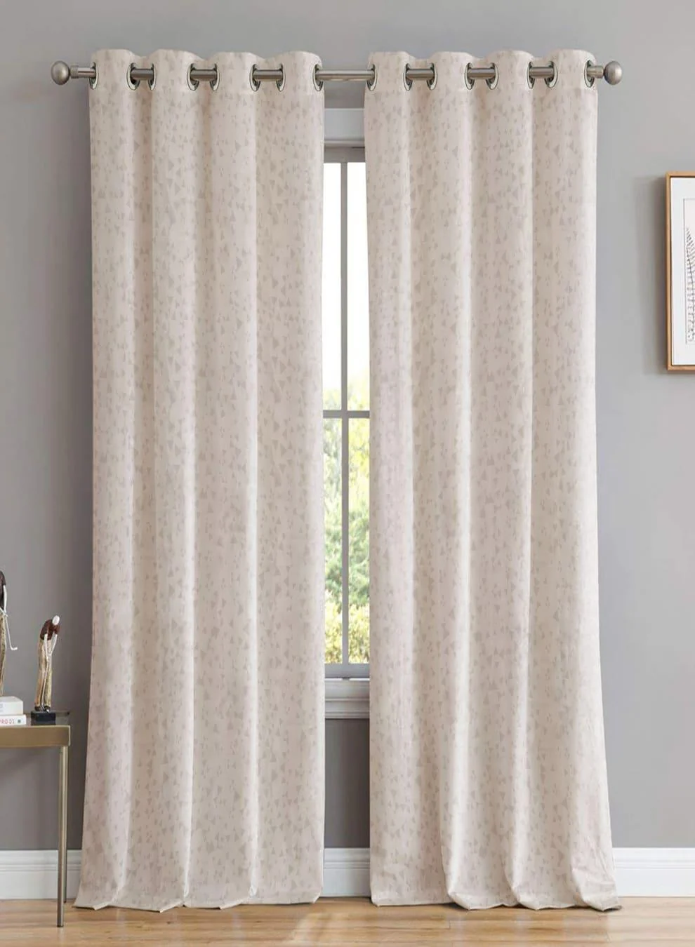 Long-Lasting Elwana Jacquard Blackout Curtains Off White Set of 2 Pattern 3 The Guide to Measuring and Choosing Curtains Natural