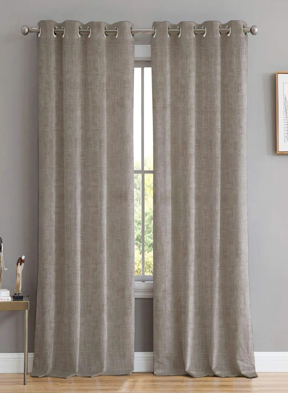 Lightweight Elwana Jacquard Blackout Curtains Rhino Gray Set of 2 Pattern 2 The Guide to Measuring and Choosing Curtains High-Quality