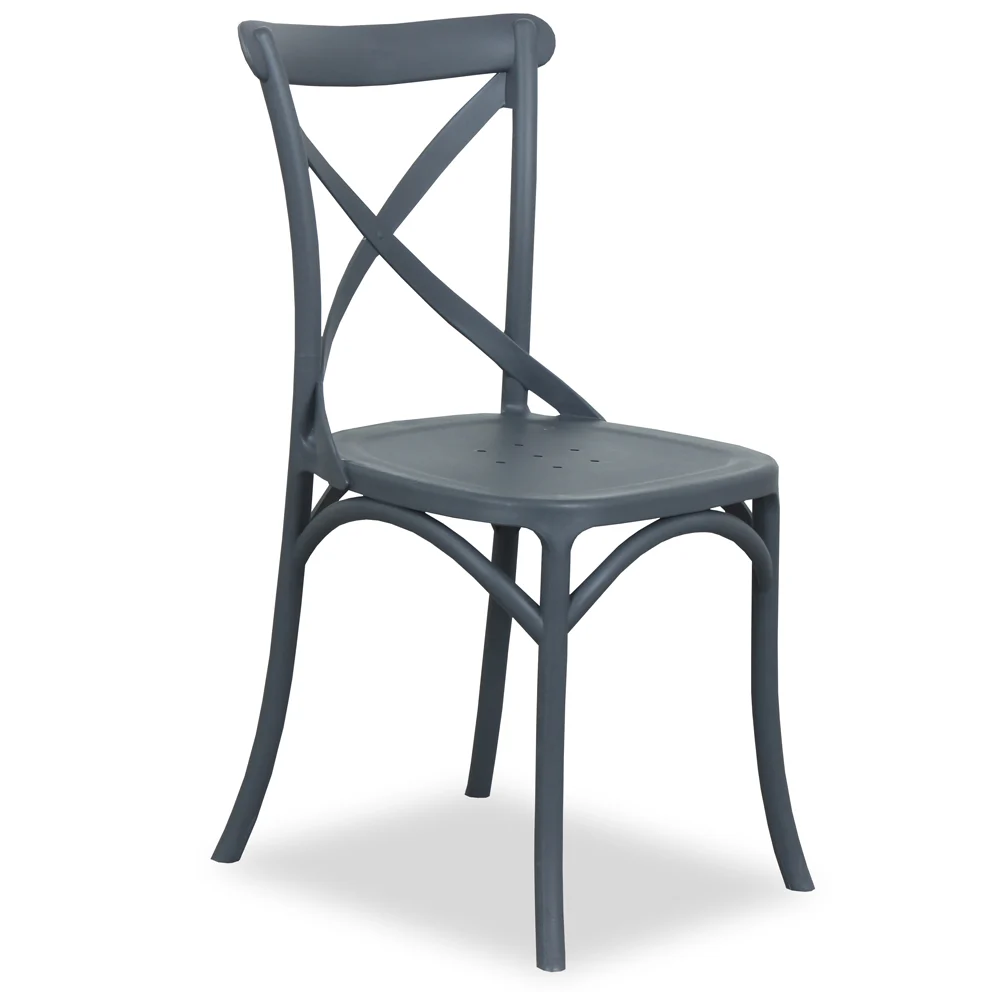 Sustainable Heritage Outdoor Dining Chair Charcoal High-Grade