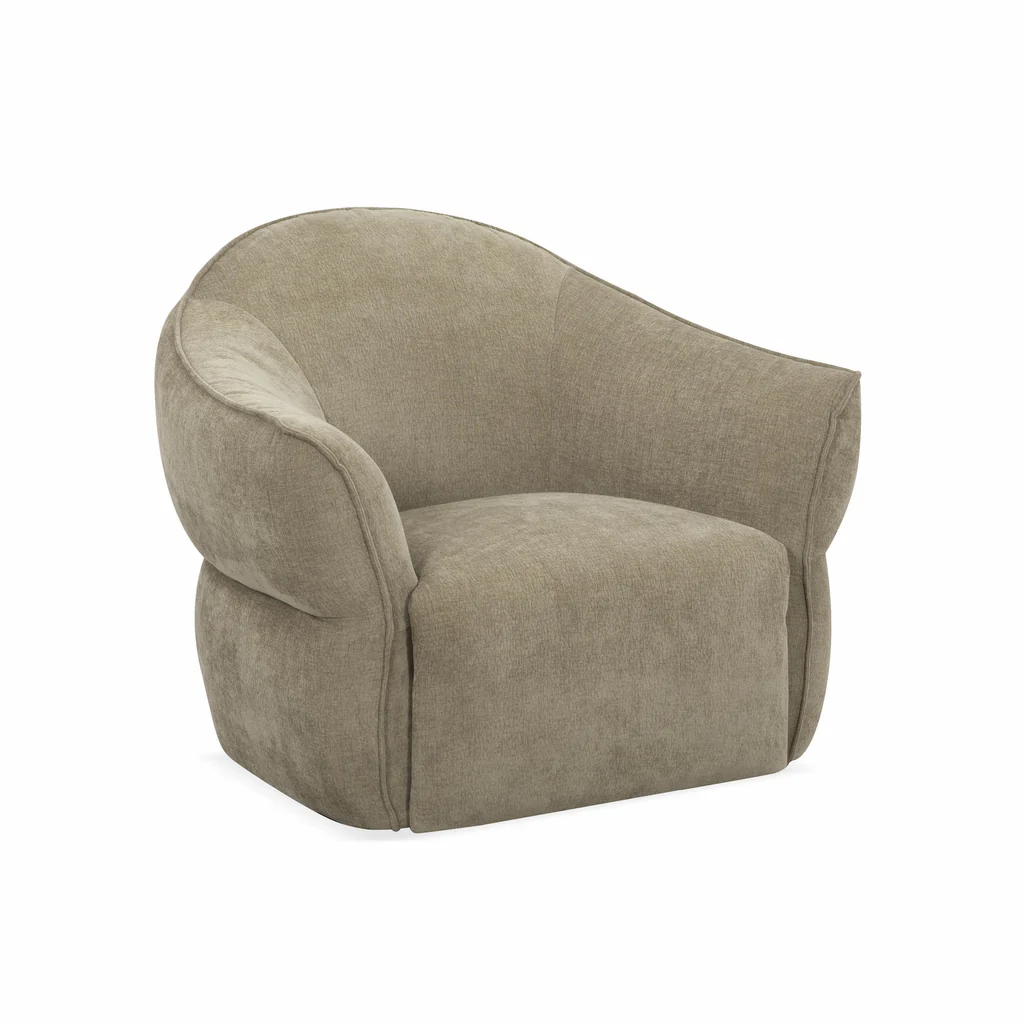 Flexible Maxwell Swival Accent Chair Detailed
