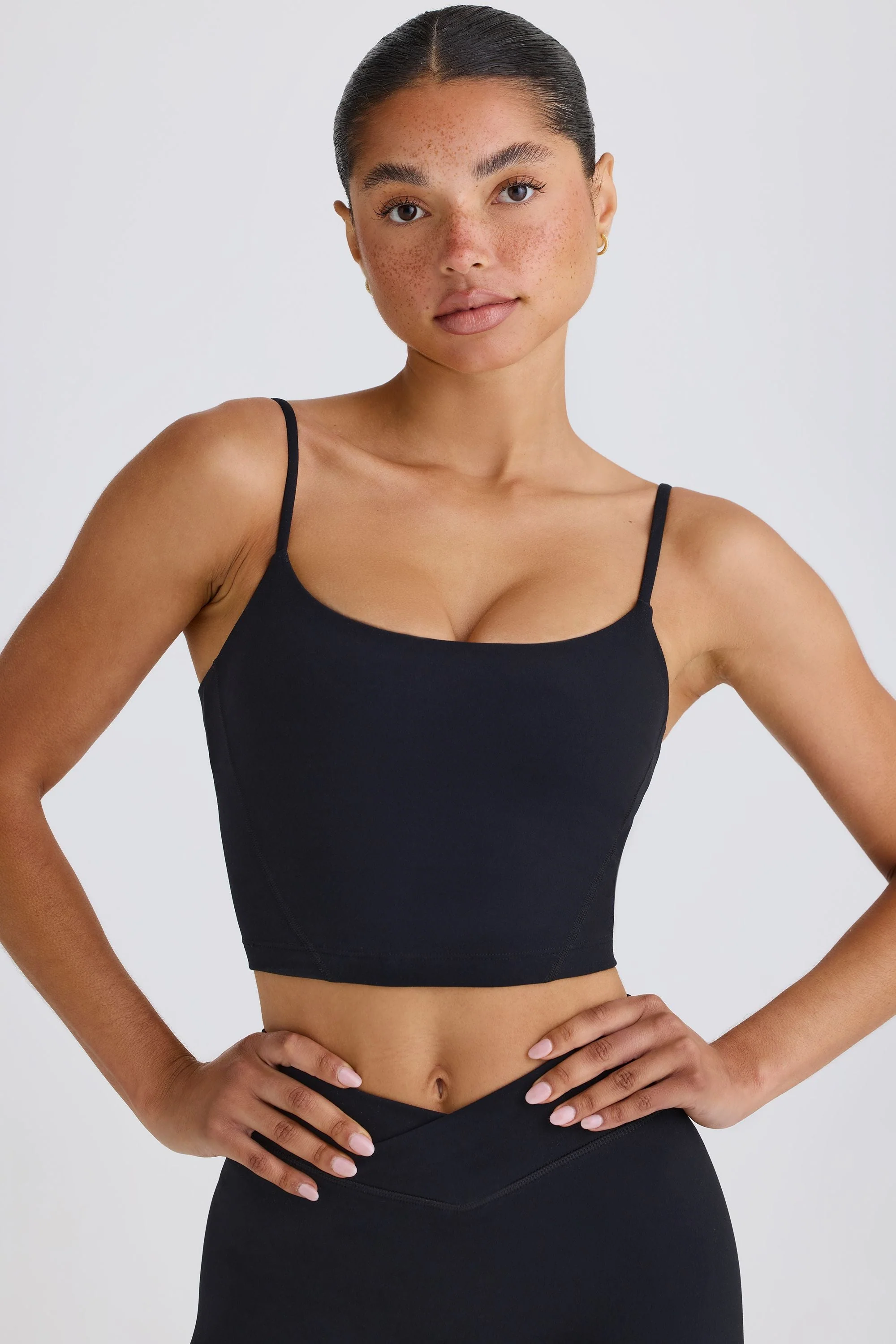 Quality Soft Active Tank Top in Black Fashionable