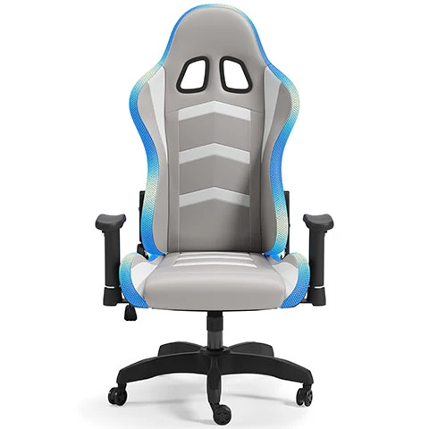 Reliable Lynxtyn Home Office Swivel Chair – white blue Outstanding