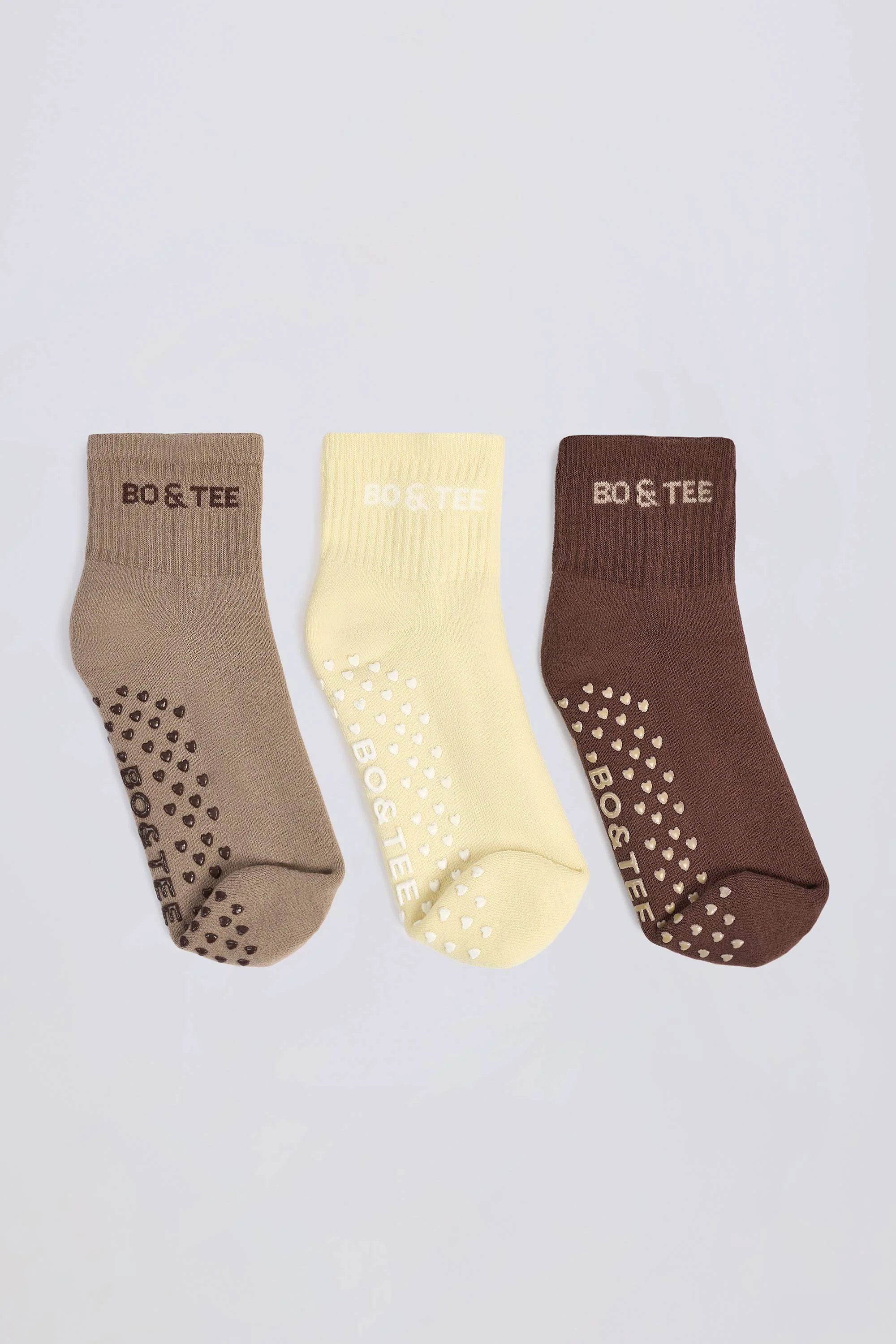 Official Pilates Sock Bundle in Mocha Multi Innovative