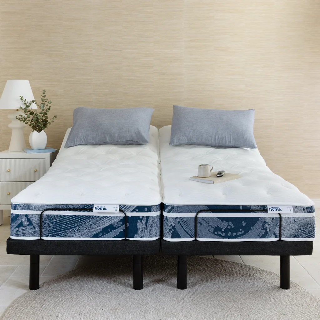 Smooth Mi Life Delta Wave Adjustable Bed Mattress Package Split King Easy-to-Use