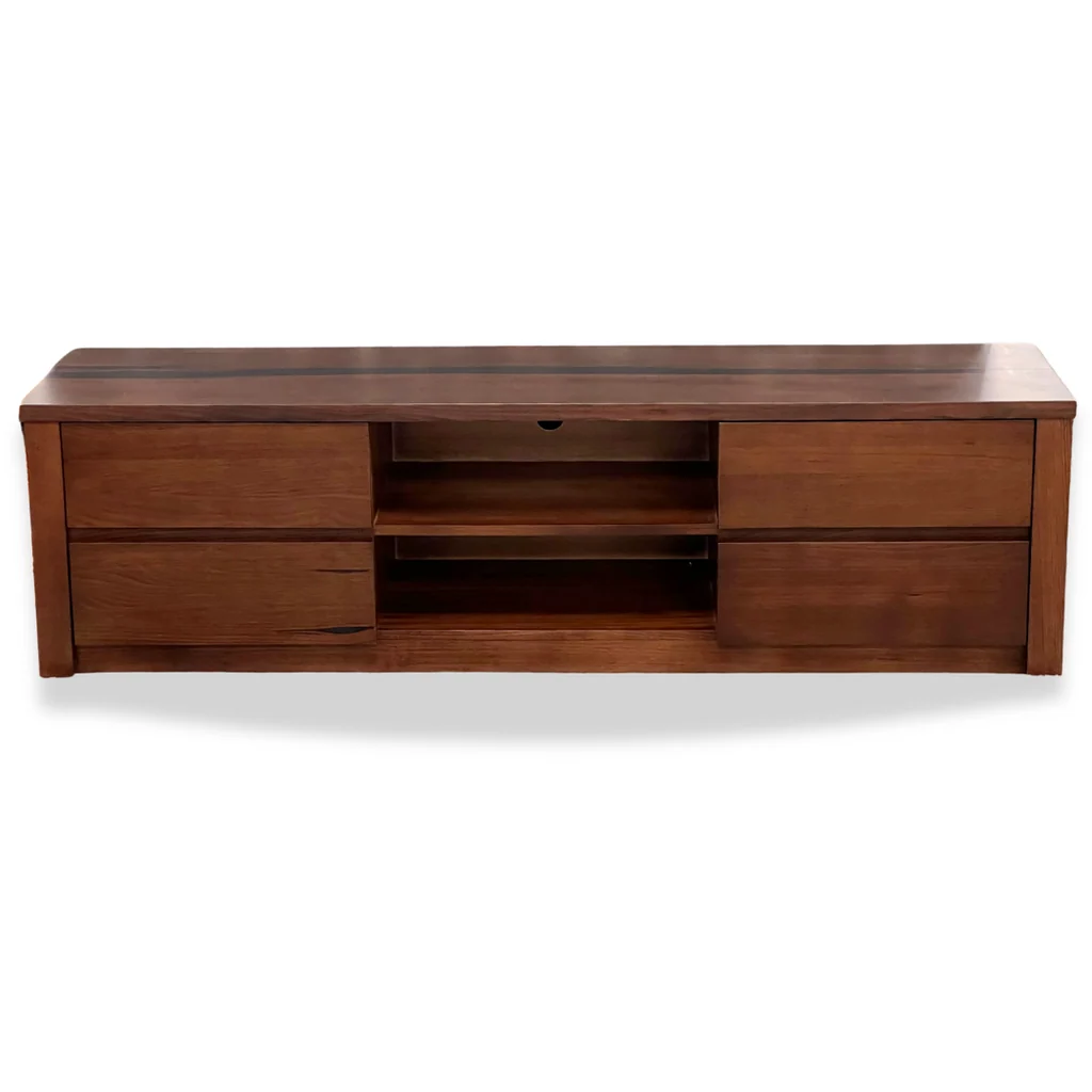 Comfortable Monaco 1800 Entertainment Unit – Walnut Advanced