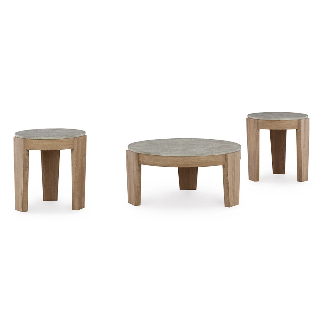 Original Guystone Set of 3 Occassional Tables Exceptional