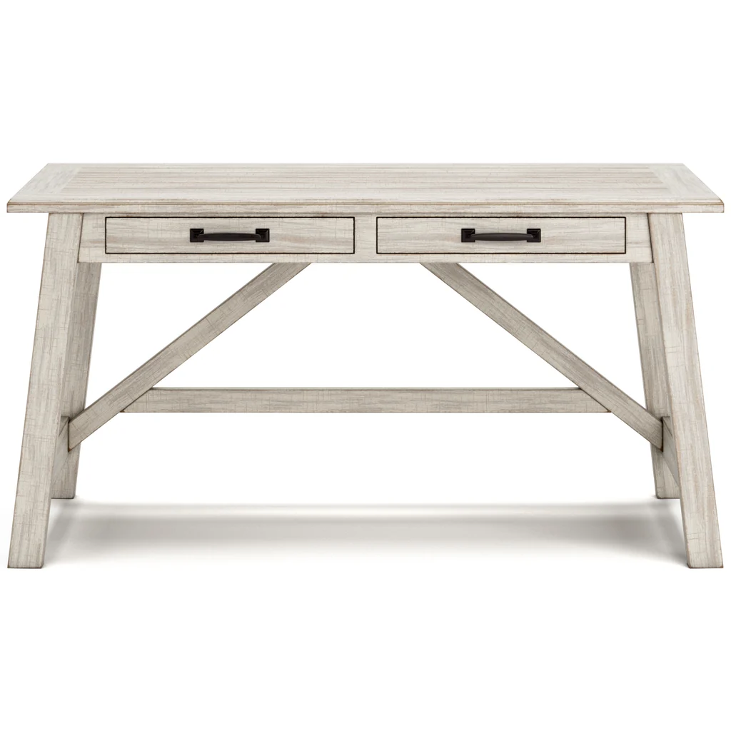 Natural Carynhurst Large Office Desk Solid