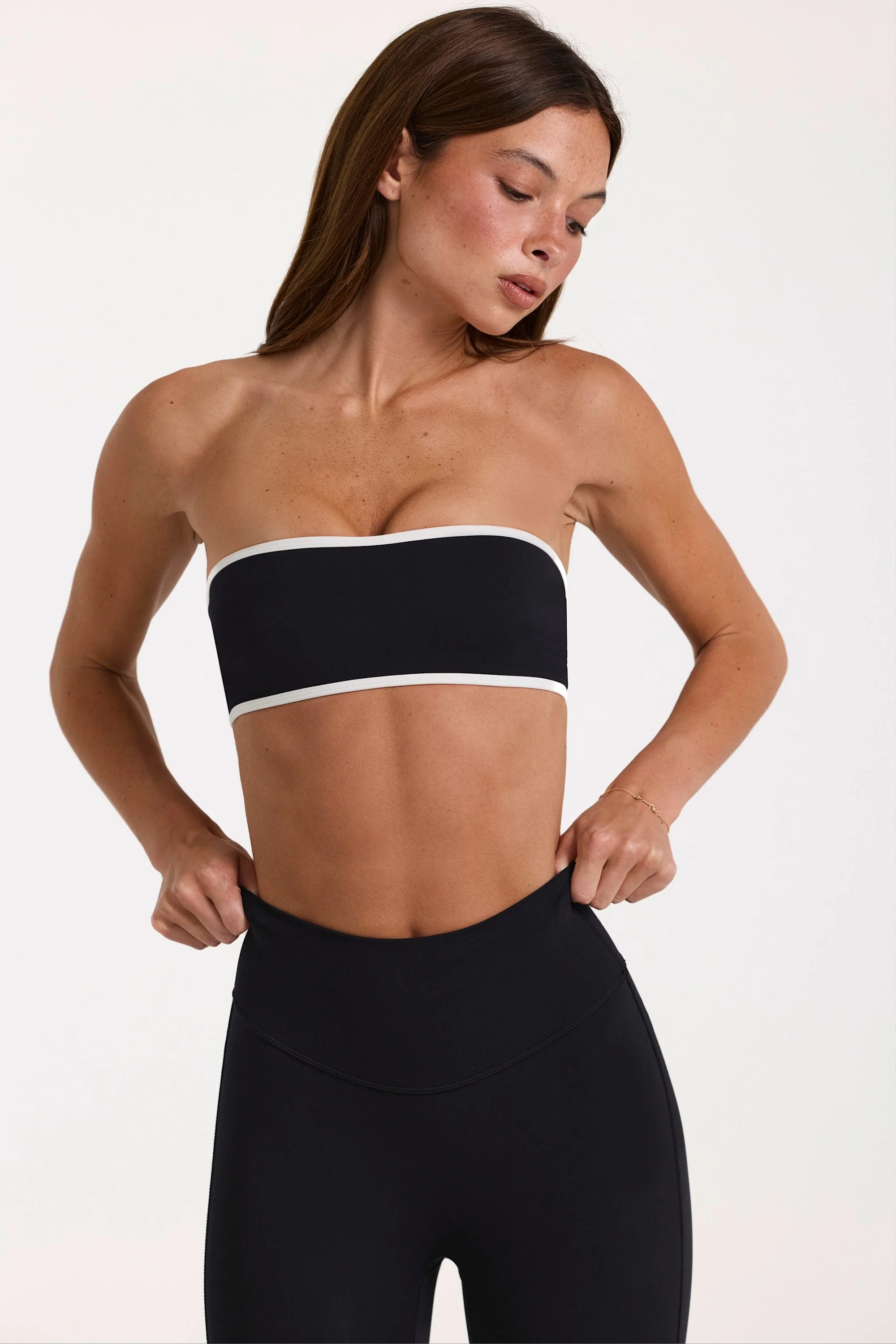 Fast Soft Active Bandeau Sports Bra in Black Exclusive