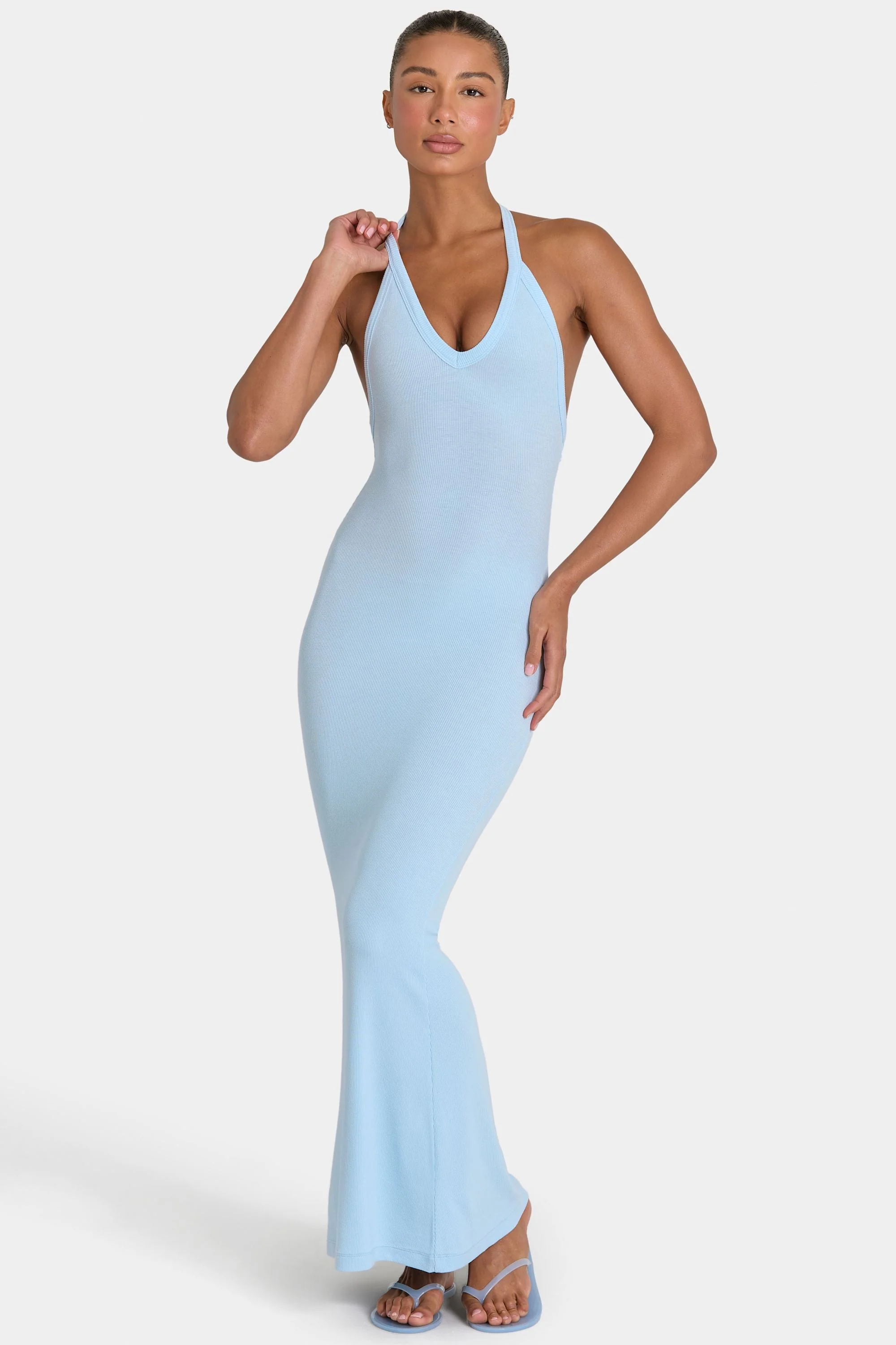 Reusable ButterCloud™ Maxi Dress in Sky Secure