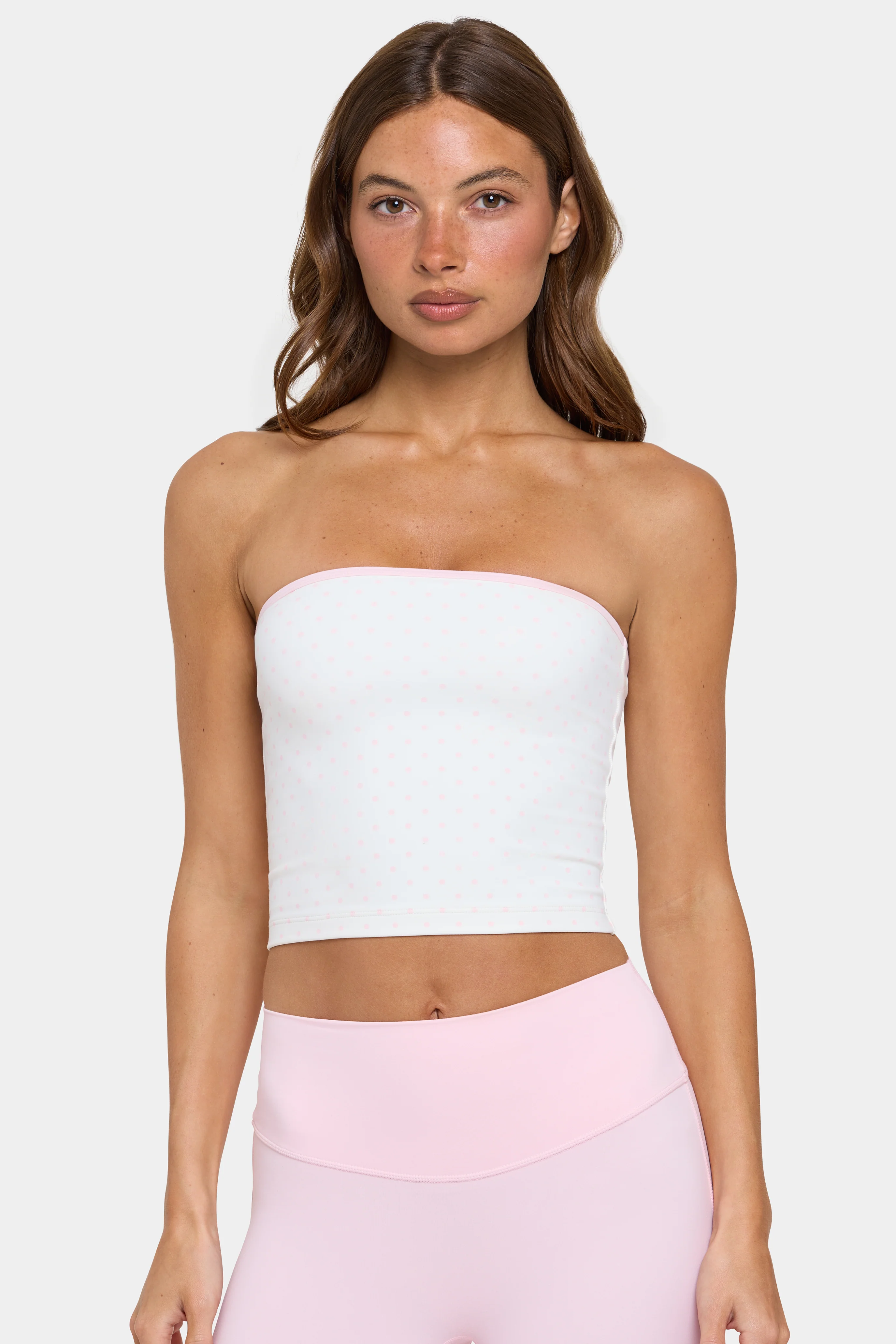 Authentic Soft Active Bandeau Top in Cotton Candy Sustainable