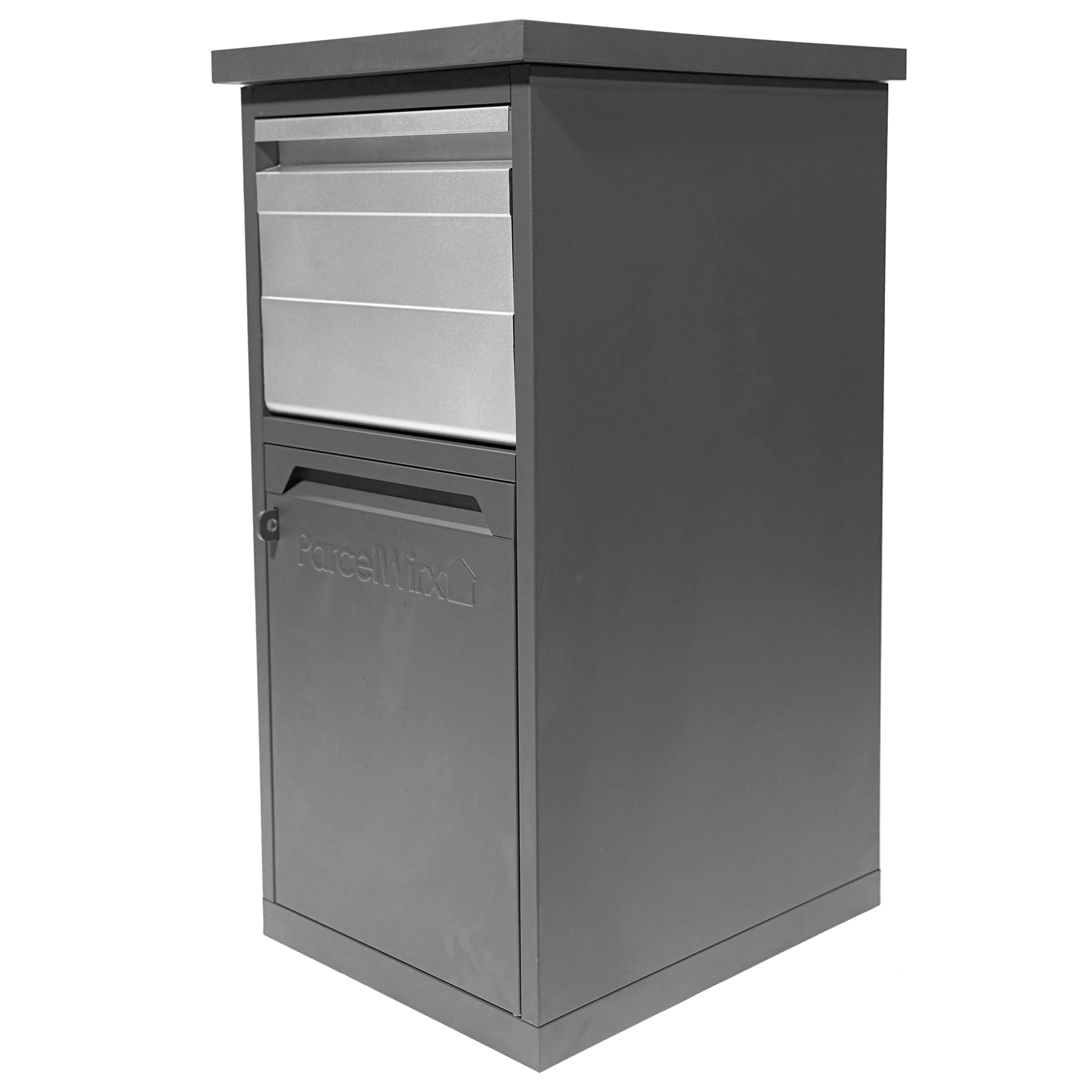 Detailed ParcelWirx Package Delivery Box with Chute American ExpressApple PayDiners ClubDiscoverGoogle PayMastercardShop PayVisa Outstanding