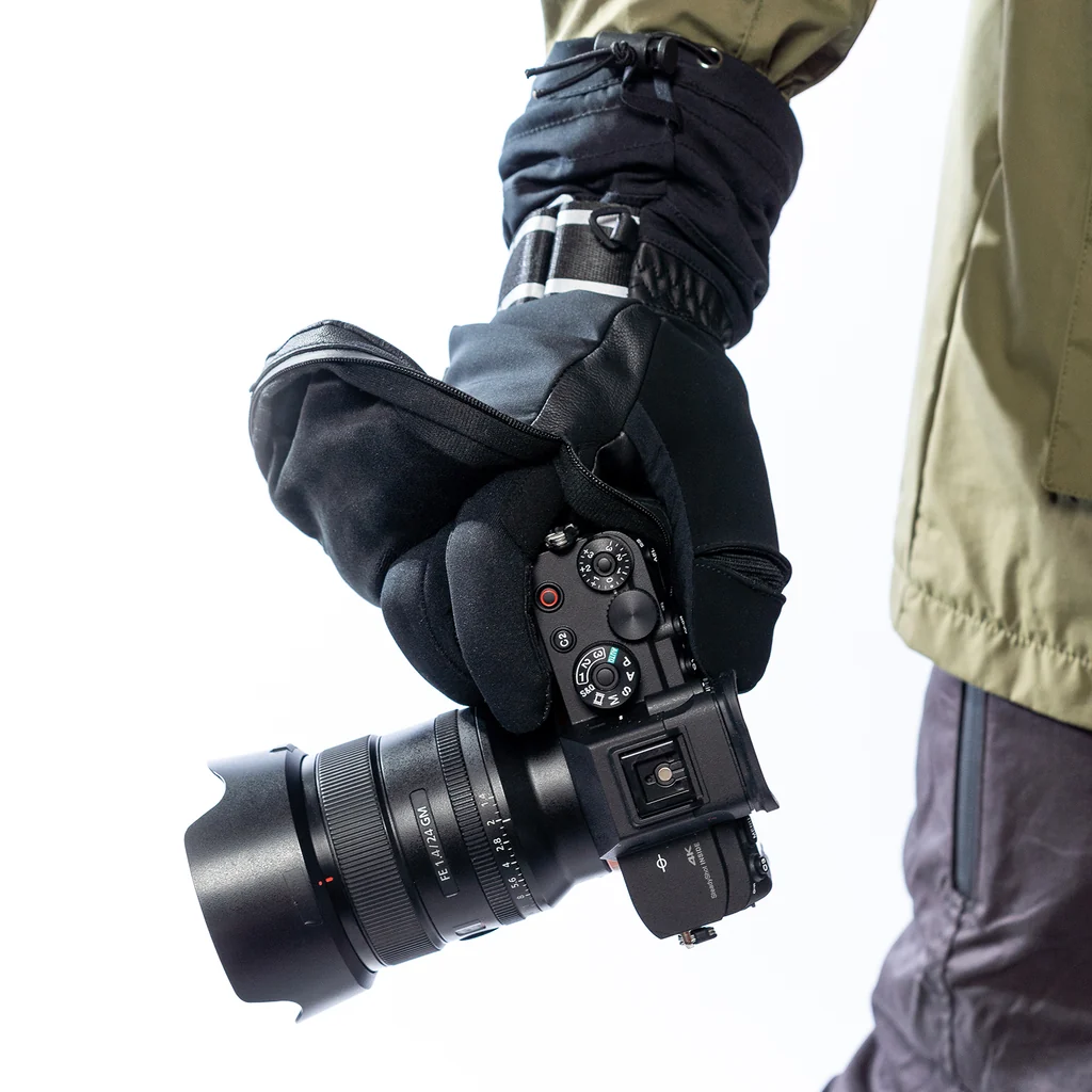 Optimized Haukland 3in1 Winter Gloves for Photographers Clean
