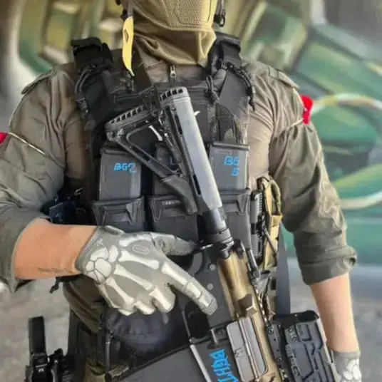 Trendy TACLAB Reaper Tactical Skeleton Gloves Artisan