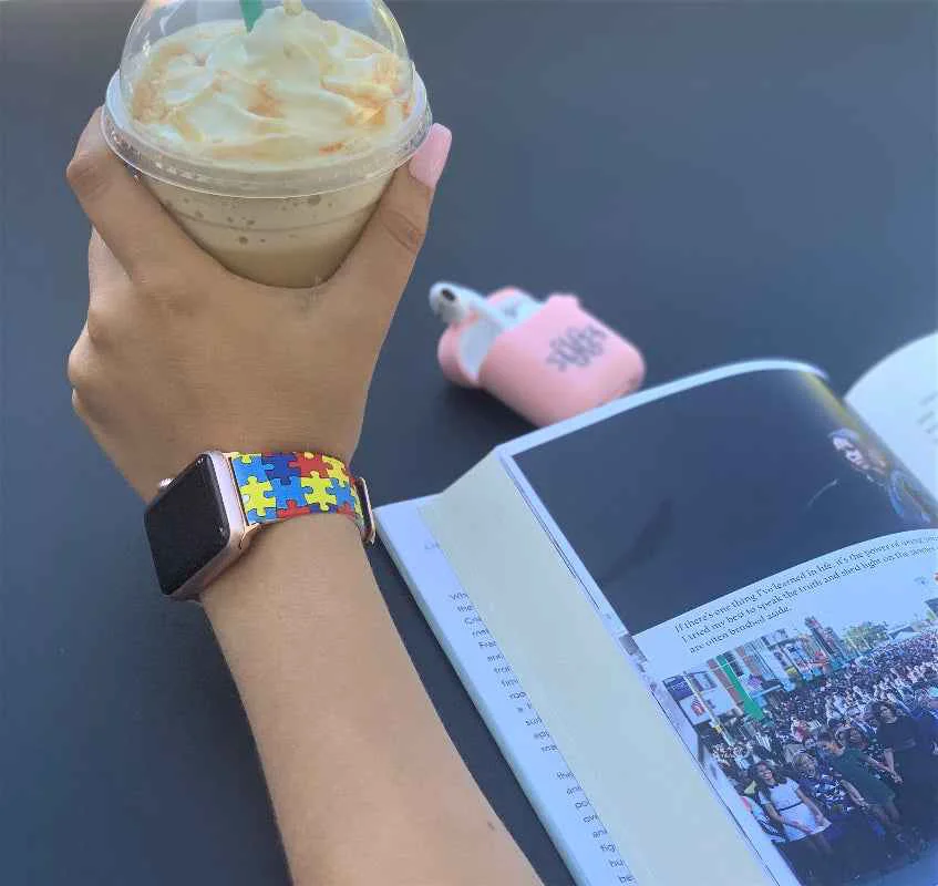Consistent Autism Watch Band – Stylish and Comfortable Accessory for Awareness High-End