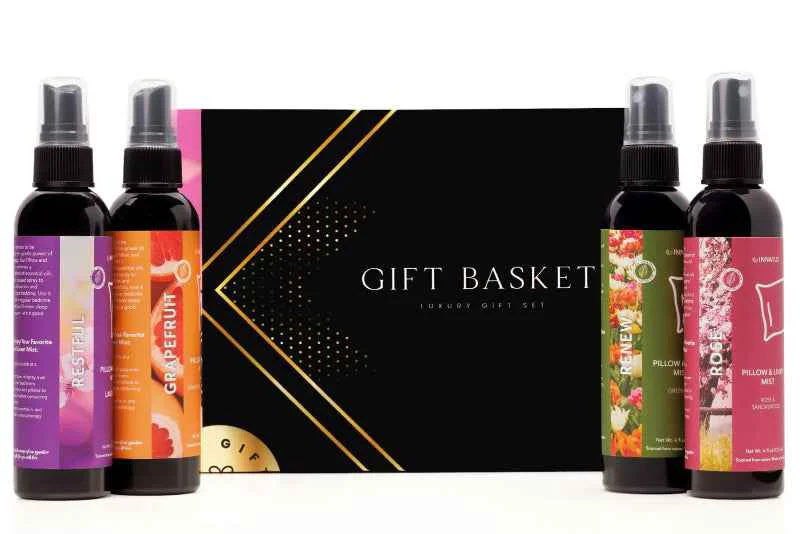 Soft Innatus Aromatherapy Pillow Spray Set – 4 Relaxing Scents Natural