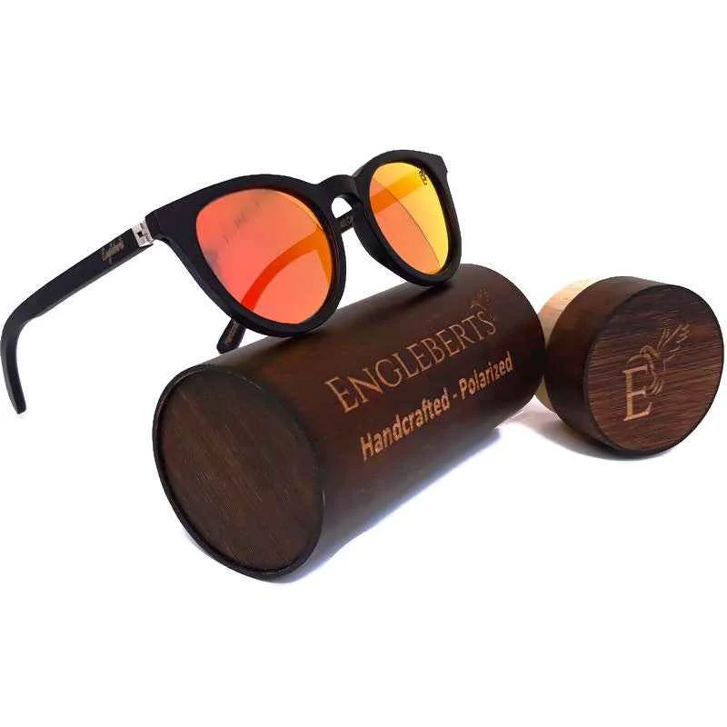 Convenient Engleberts Bamboo Polarized Sunglasses with Premium UV400 Protection Recyclable