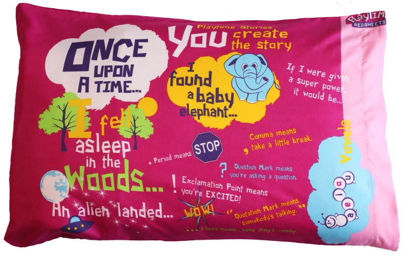Genuine Playtime Story Pillowcase Organic