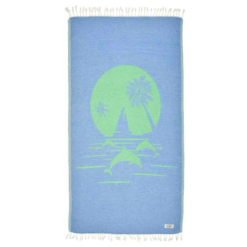 Green Cotton Towel Trendy